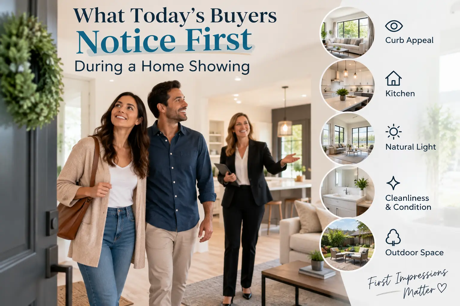 What Today’s Buyers Notice First During a Home Showing