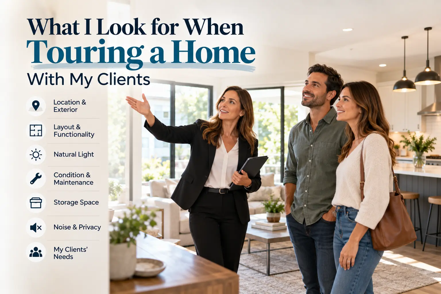 What I Look for When Touring a Home With My Clients