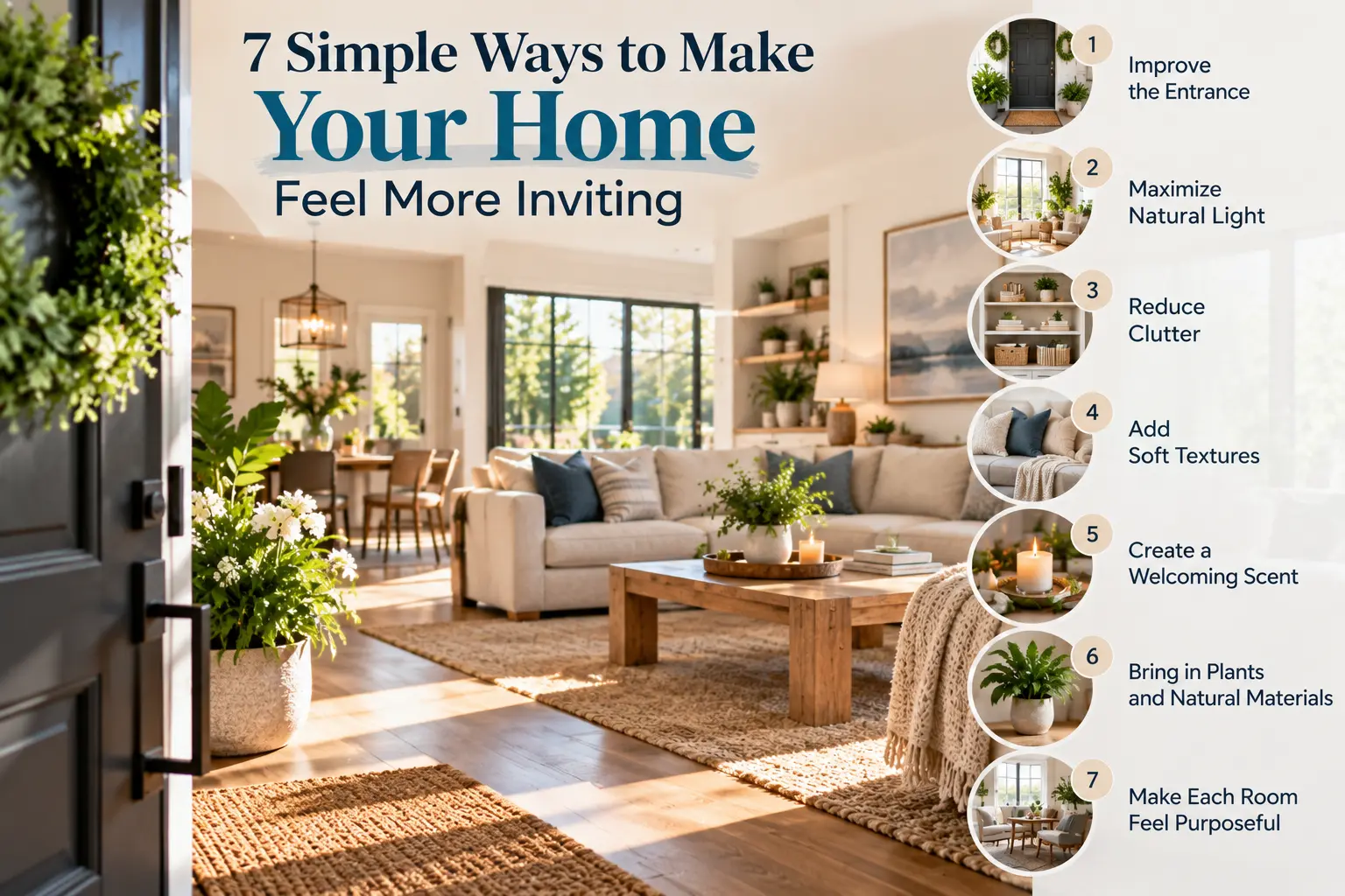 7 Simple Ways to Make Your Home Feel More Inviting