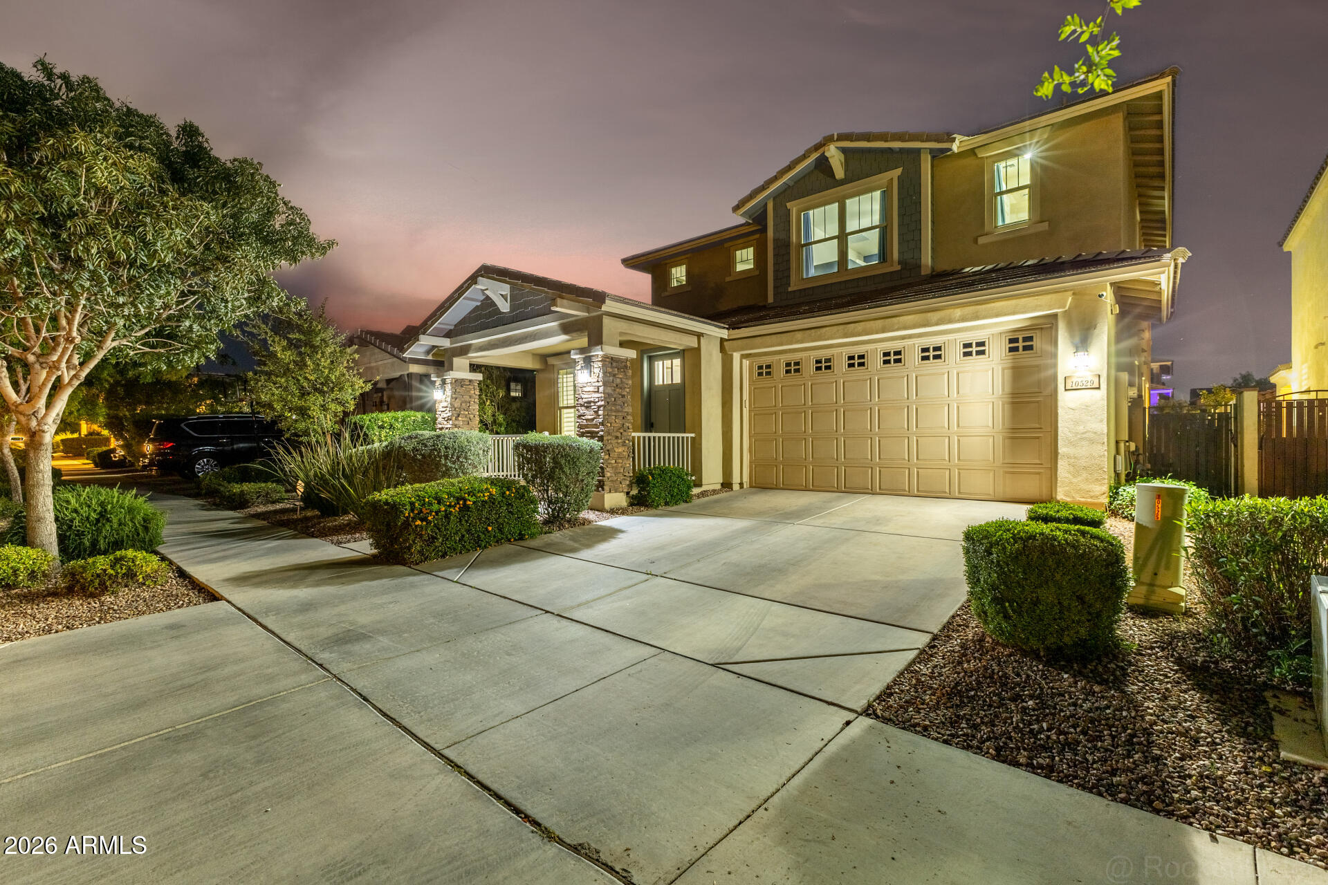 • Located in the highly sought-after Eastmark community
• Spacious 5-bedroom floor plan with versatile living spaces
• Wood-look tile flooring throughout main living areas
• Plantation shutters and designer finishes
• Gourmet kitchen with white cabinetry & granite countertops
• Stainless steel appliances & oversized center island
• Open-concept layout ideal for entertaining
• Upstairs loft perfect for a media room or second living area
• Jack-and-Jill bedrooms plus private ensuite setup
• Den, living room & bonus room for flexible living
• Under-stair storage for added organization
SEE MORE... " Sparkling backyard pool
" Built-in BBQ area for outdoor entertaining
" Low-maintenance backyard landscaping
" Charming covered front porch
" Steps from neighborhood park
" Near Eastmark community events & farmer's market
" Close to shopping, dining & entertainment
" Minutes to Phoenix-Mesa Gateway Airport
" Convenient access to Revel Surf
" Located in one of Mesa's premier master-planned communities