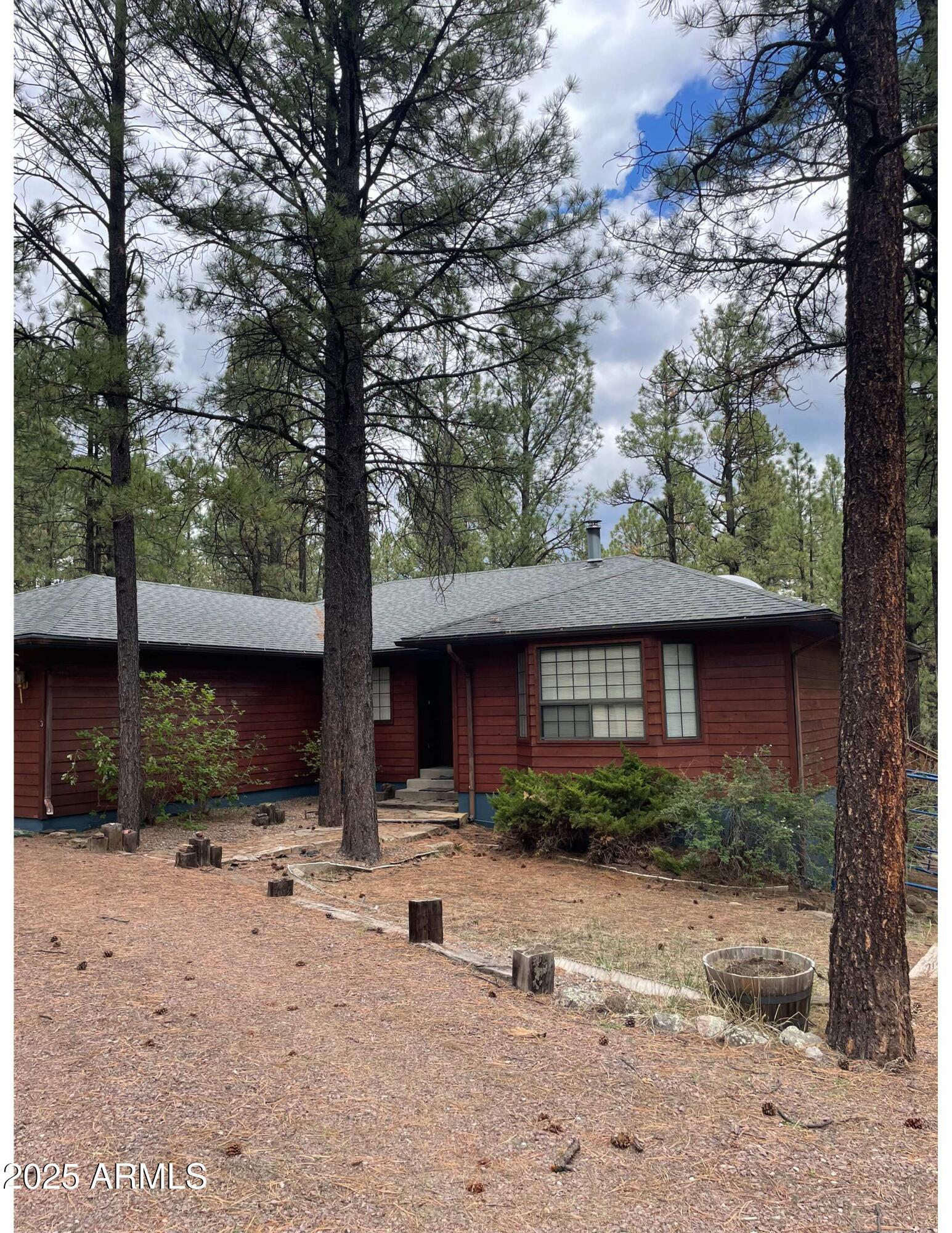 Escape to the cool mountain air with this 3-bedroom, 2-bathroom home, tucked away on just over an acre in the heart of Alpine. Surrounded by whispering pine trees and stunning natural beauty, this spacious retreat offers the perfect blend of privacy, comfort, and charm.

Zoned for horses and located in a highly sought-after HOA community, this property is ideal for those looking to embrace the mountain lifestyle with room for animals, outdoor living, and peaceful mornings under the trees. The exterior has just been professionally stained and sealed, giving the home a fresh finish that blends seamlessly into its forested surroundings.

Whether you're looking for a full-time residence, a seasonal escape, or a place to enjoy life at a slower pace, this Alpine gem is a rare find.