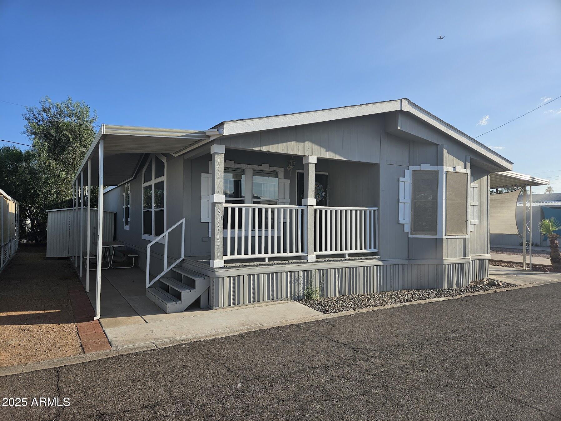 Welcome to Sundial. This beautifully remodeled unit has an incredible floor plan and is a gem in this friendly adult community. This unit has a new roof and Alkalizing Water Filtration system in the kitchen 2026, Freshly painted 2025, replaced water heater in 2024 and new AC in 2023. This very spacious home has a bonus room/den. Laminate plank floors, Stainless Steel Appliances, Garbage Disposal, Inset Lighting and lots of cabinets. Ceiling Fans throughout, and it Includes the washer, dryer and refrigerator. Fantastic location, close to the 202 and 101. Low Lot Lease. Compare and See.