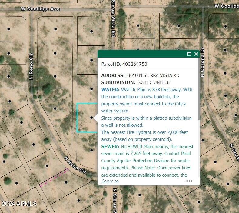 TOLTEC/ARIZONA VALLEY UNIT THIRTY THREE - Land