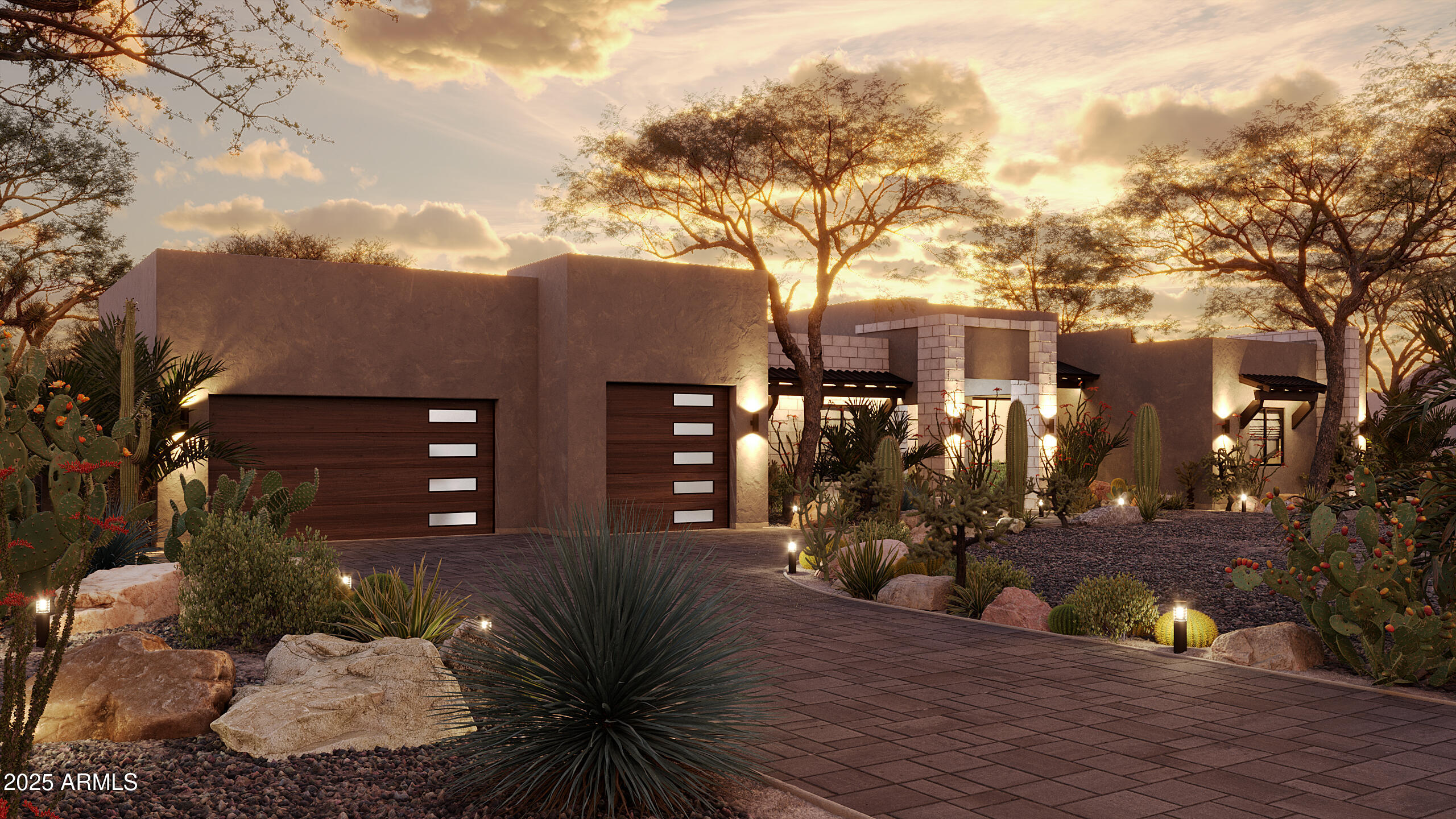 ''TO BE BUILT - Stunning open-concept design featuring a spacious great room that seamlessly connects to a covered patio through a sliding pocket glass wall. The elegant primary suite boasts a luxurious oversized walk-in closet (15' x 9'). Enjoy a cozy nook with its own glass wall door, 10' ceilings, and recessed lighting throughout. The home is adorned with wood flooring in the main living areas and porcelain tile in the bathrooms and showers. The kitchen and primary suite showcase exquisite quartzite countertops, with quartz or granite options available for other bathrooms. Customizations and upgrades are always welcome. Perched on a serene hilltop cul-de-sac, this property offers breathtaking views of Four Peaks, the McDowells, the Superstitions, the Fountain, and beyond.''