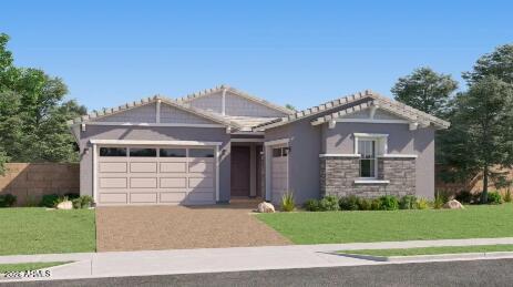 Seller will provide a credit towards a rate buydown and closing costs with preferred lender. Ask us how to save thousands over the life of your loan. Aloravita is a master-planned community in Peoria, AZ located near prime outdoor recreation at the Peoria Sunrise Mountain Preserve, Lake Pleasant and Deem Hills Preserve. Enjoy the best of local shopping and dining along with convenient access to major highways. This home comes fully equipped with all brand-new stainless steel kitchen appliances and features 7x22 tile flooring, elegant quartz countertops, and modern maple almond cabinetry, designed for everyday living with style. Photos are of a model home. A copy of the public report is available on the ADREs website.