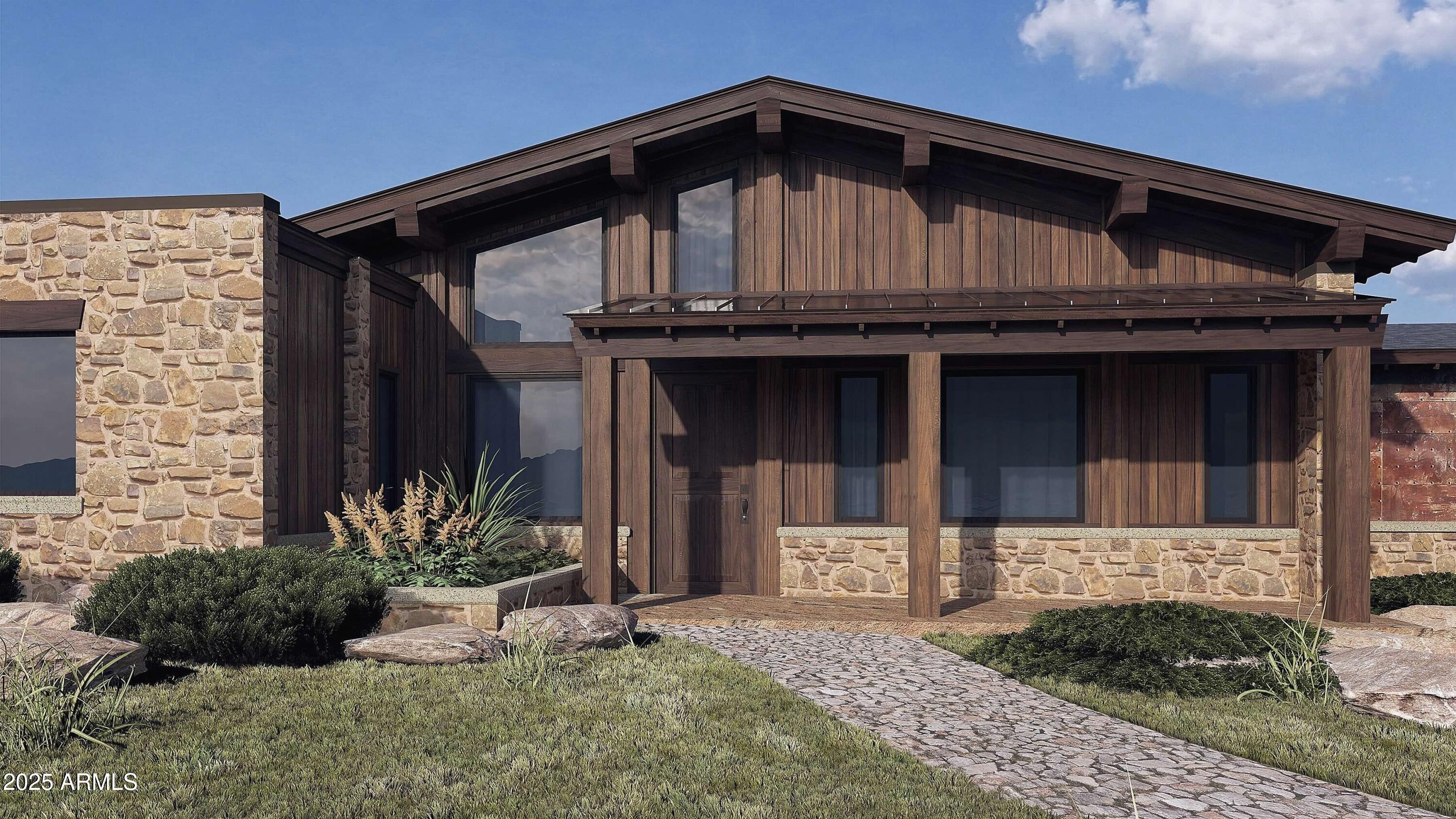 Various lots and floor plan options available! Experience the rare opportunity to build a brand-new custom home on a stunning 2.5-acre lot with unobstructed views of the San Francisco Peaks, just minutes from downtown Flagstaff. Situated in an exclusive gated community, this modern yet warmly designed residence blends sophisticated luxury with the tranquility of mountain living.
This generous 3,554 SF floor plan features 4 bedrooms, 4.5 bathrooms, a dedicated office, and a spacious media room, with the flexibility to convert the media space into an optional game room for entertainment or family fun. The home also includes a butler's pantry, perfect for prep, storage, and seamless entertaining. Additionally, there is the option to add a separate casita, ideal for guests, extended family, or a private retreat. Or maybe an RV garage to store your RV when you're staying put for a bit?

Ask about turning your casita into a wellness center!

The open-concept great room showcases vaulted ceilings, a dramatic, large fireplace, and oversized windows capturing panoramic views of the San Francisco Peaks. The chef's kitchen features custom cabinetry, quartz countertops, and premium finishes, all ready to be tailored to your personal style and preferences.

Located within one of Flagstaff's last remaining buildable communities, this homesite offers peace, privacy, and convenience just minutes from downtown yet enveloped in serene mountain surroundings. With room for a casita, optional game room conversion, and complete customization, this is a rare opportunity to create a truly bespoke mountain modern home in a premier location.

Price varies depending on lot and upgrades/additions chosen. All presales are fully customizable. Ask about our Sun Valley, Yosemite Ranch, and Modern floorplans and pick your favorite lot to build it on! Floorplans attached.
