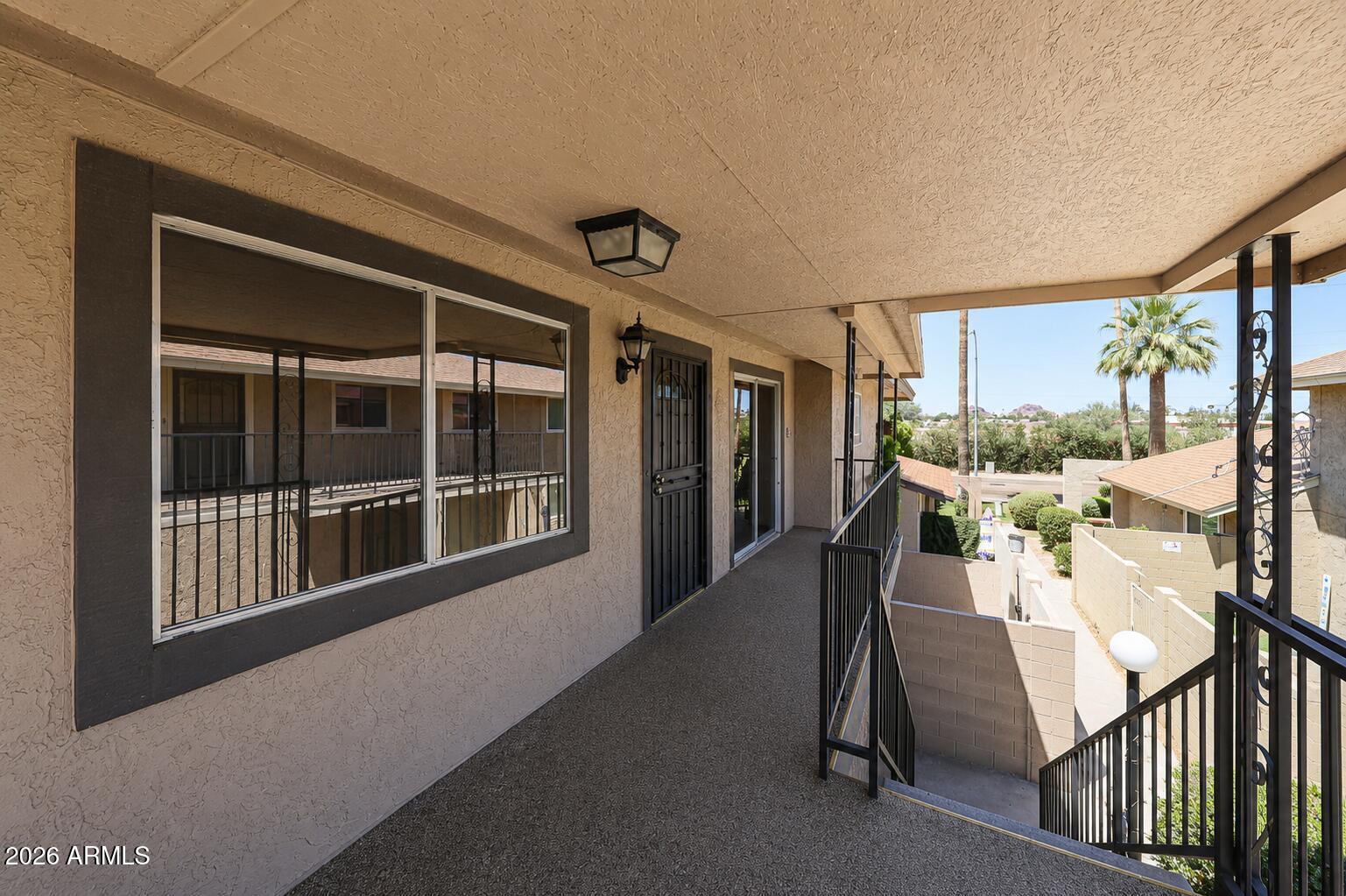 This nicely updated townhouse features a newly renovated interior with luxury vinyl wood plank flooring throughout. The kitchen offers quartz countertops, newer stainless steel appliances, upgraded cabinetry, and modern fixtures installed this year. Spacious living areas and generously sized bedrooms provide a comfortable and functional layout.
Enjoy your private front patio with a peaceful corner view, the perfect spot to relax with your morning coffee. The community pool and spa are just steps away, adding to the appeal of this well-maintained community. Conveniently located near Arizona State University, Old Town Scottsdale, shopping, restaurants, and entertainment.