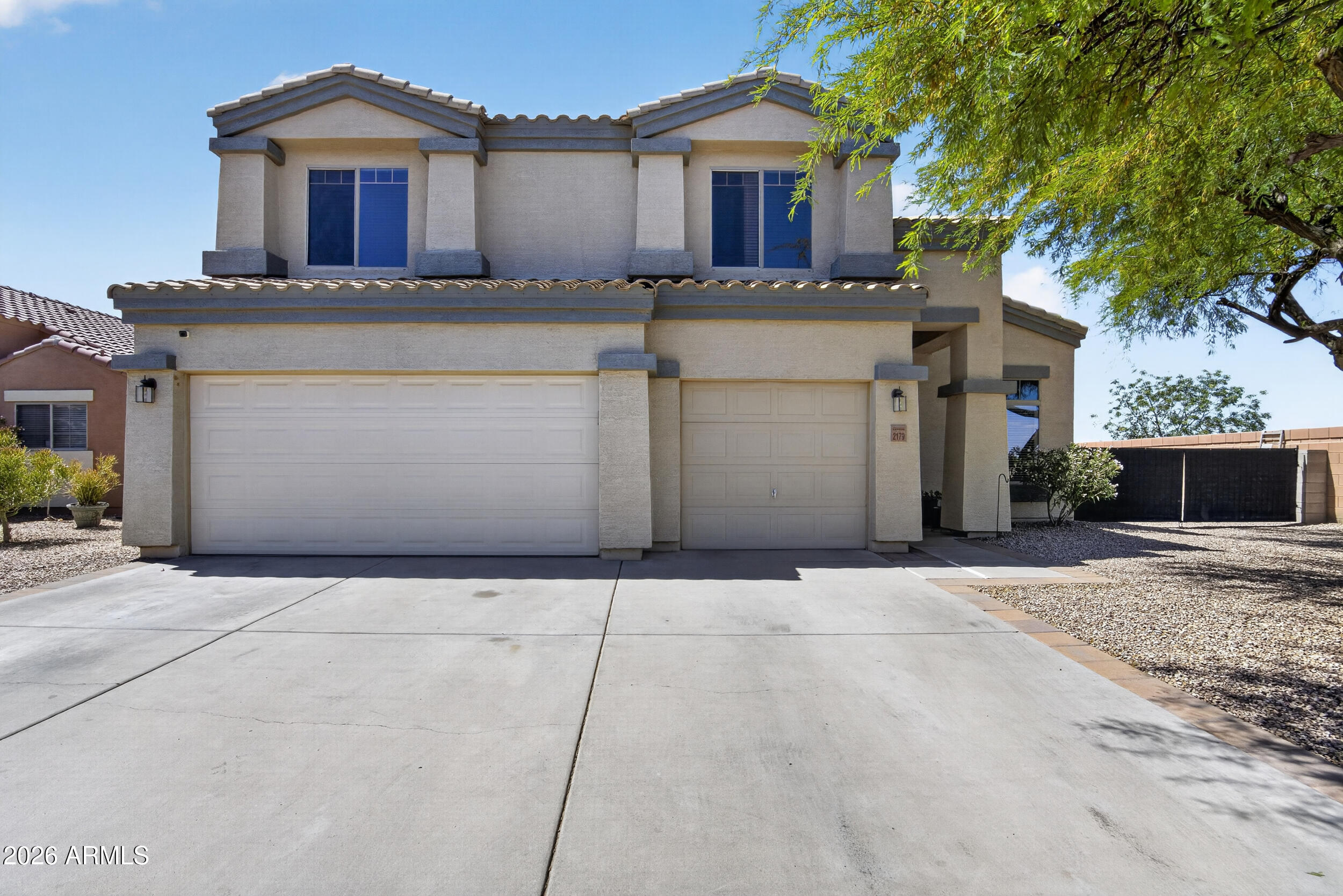 This 5-bedroom, gorgeous home in the desirable Mission Valley area offers ample space both inside and out. The interior features updated flooring and paint, two separate living and dining areas, with one large family room adjacent to the massive kitchen. The first floor includes a separate wing with a bedroom and full bathroom, while the remaining four bedrooms and two baths are located upstairs. The kitchen is a cook's dream, equipped with an island, extensive counter and cabinet space, all new appliances and a spacious eating area. Outside, an extensive patio showcases a tastefully landscaped yard with established shade trees and a mountain view. Additionally, the 3-car garage provides plenty of storage space.  Solar will be paid off at closing. This is one home you don't want to miss!