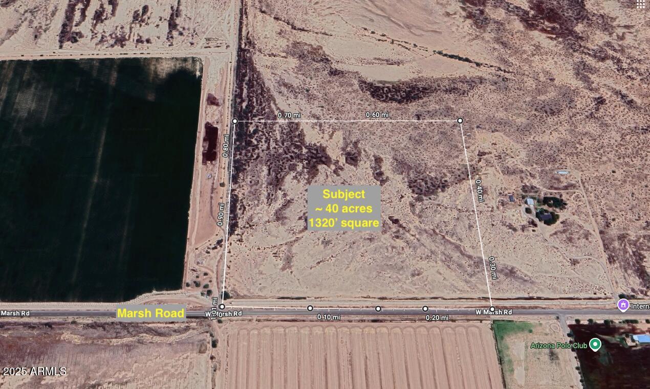 Incredible opportunity to own just under 40 acres of flat, accessible land south of Interstate 8 near the rapidly growing city of Casa Grande. With a population now over 70,000 and growth of 29% since 2020, Casa Grande is a thriving hub of residential, industrial, and commercial development. Major companies like Lucid Motors, Kohler, Abbott, and Frito-Lay have all chosen this area for expansion. Adding to the region's appeal is the nearby Attesa Motorsports Complex, a premier destination for automotive enthusiasts. This parcel is well-positioned in a high-growth corridor, just 55 minutes from Phoenix Sky Harbor International Airport and approximately 60 minutes from Tucson Airport. Whether you're looking for future investment or strategic land banking, this property sits in the path... of progress and offers tremendous long-term value.