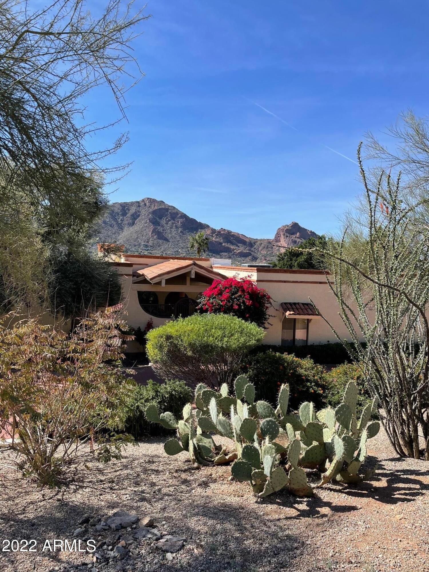 Unobstructed, SPECTACULAR VIEWS of Camelback Mountain! Perfect candidate for a brand new home. Recent new home sales in the neighborhood have been well above $10 Million.