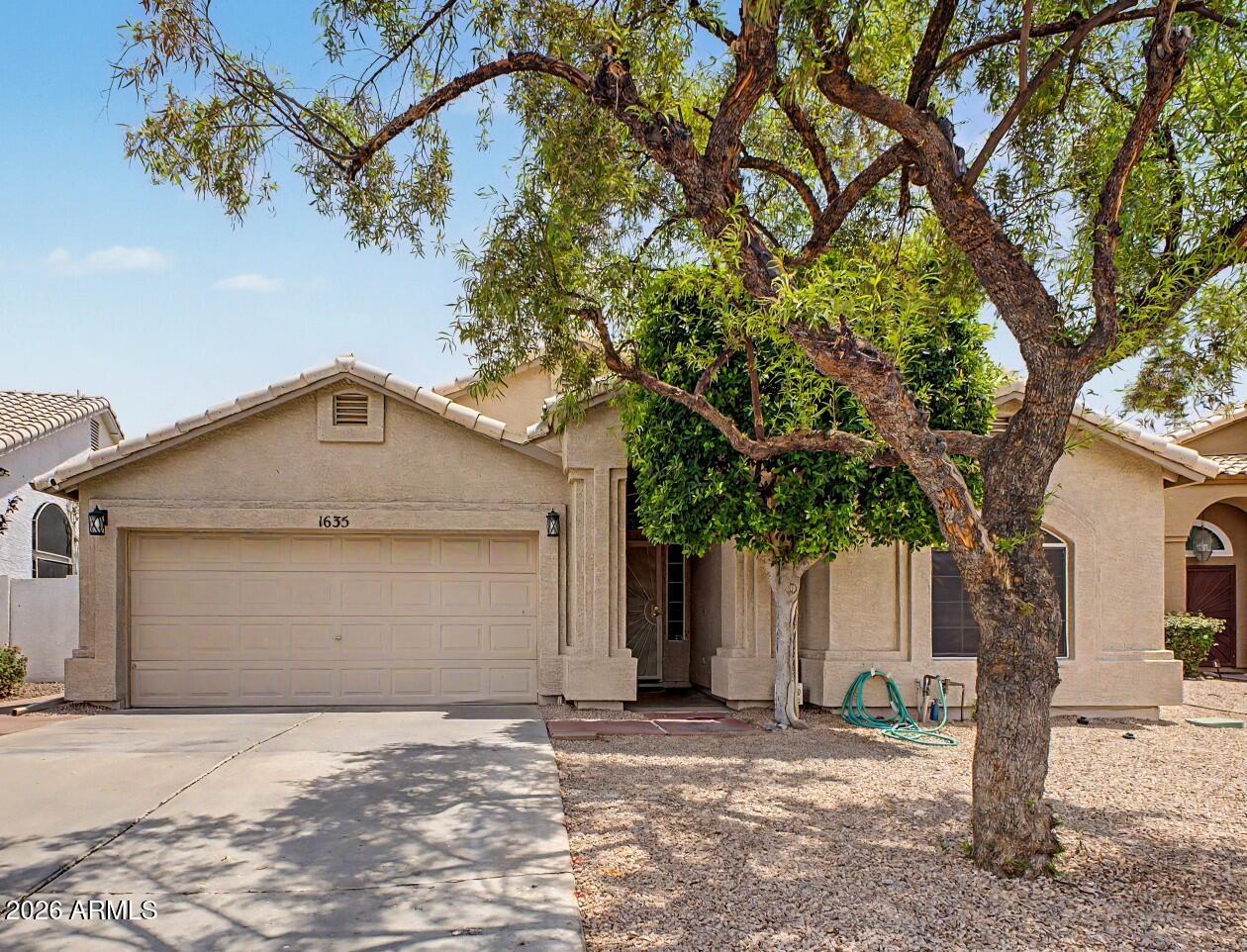 Former model On Golf Course in El Dorado Lakes. Single-level 3-bed, 2-bath home. Split floor plan features a spacious living room.  Entire interior of the home has been freshly painted. Double doors lead to the spacious primary suite with a walk-in closet. Master has a sliding glass door leading to the open backyard overlooking the golf course. The Master bathroom offers dual sinks, a separate garden tub, and walk-in shower. Laundry room includes built-in cabinets for additional storage. Garage features built-in cabinetry, skylights, and a convenient service door to the side yard. Seller will install a brand new 4-ton Trane A/C unit with warranty prior to close of escrow. Rentable clubhouse, basketball and tennis courts, playgrounds.   Located near shopping, dining, and highways.