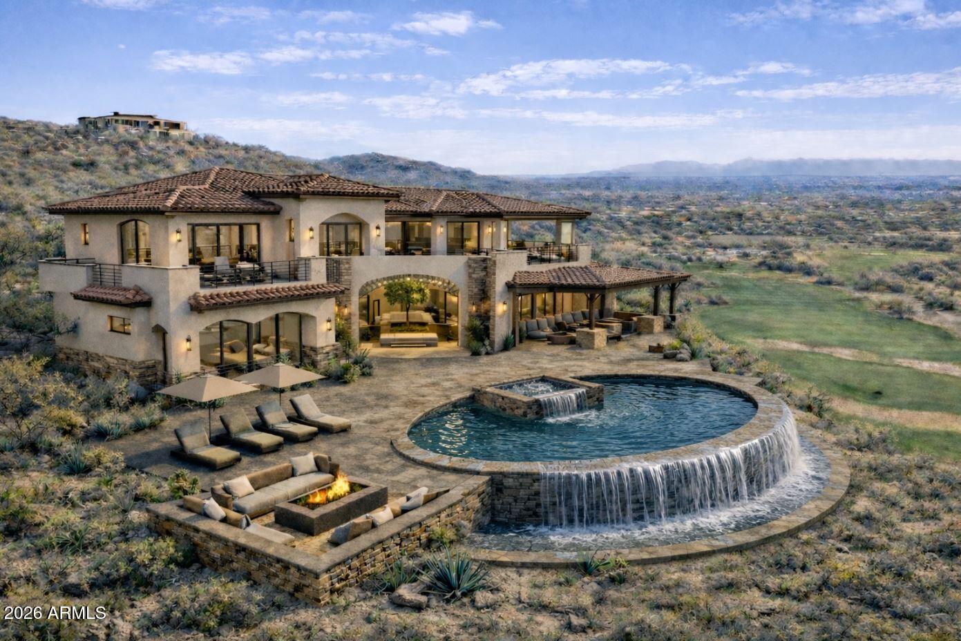 Build your dream home here!  Located on the 5th fairway of Firerock Country Club. This custom home allows you to choose what you desire for finishes!   This home has 5096 sq. ft. of living space and a 4 car garage designed to capture views and maximize living space!  Located on the 5th fairway of Firerock Country Club!