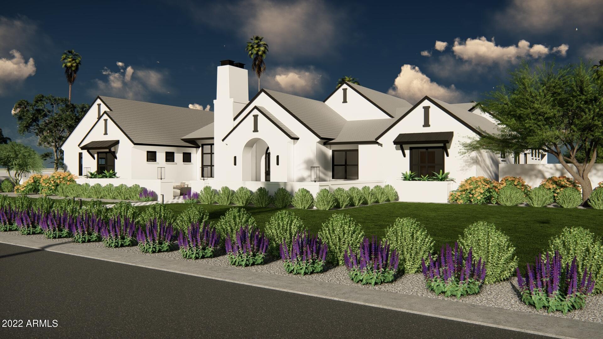 PERMITS IN HAND! Welcome to Desert Cove, a modern masterpiece carefully curated with top of the line finishes by award winning London Pierce Design and Agave Development. Features include wide plank white oak flooring throughout, custom steel doors, plaster detailing on walls, soaring ceilings, large lot, guest house with full kitchen, indoor/outdoor living with outdoor kitchen, pool and spa. Well thought out split floor plan features an expansive master suite complete with sitting room. Luxurious master bath with outdoor retreat area, custom steam shower with digital system and plaster detailing. Kitchen features custom frameless white oak cabinetry, Subzero/Wolf appliances including integrated wine column, dual oven wolf range, steam oven, and coffee maker. Kitchen features full scullery Hidden door in the great room opens to a full size bar
Indoor/outdoor living with bonus room that leads to outdoor kitchen - perfect for entertaining
Guest house features a full kitchen with frameless cabinetry and Bosch appliances.
Full Builders/Design Book available with all finishes.
Designer time included in due diligence period to go over all finishes and appliance packages.
There is still time to modify color palettes and finishes to make this YOUR dream home.

Floorplan is in the documents tab.

Also, listed as a lot with plans included MLS 6442163