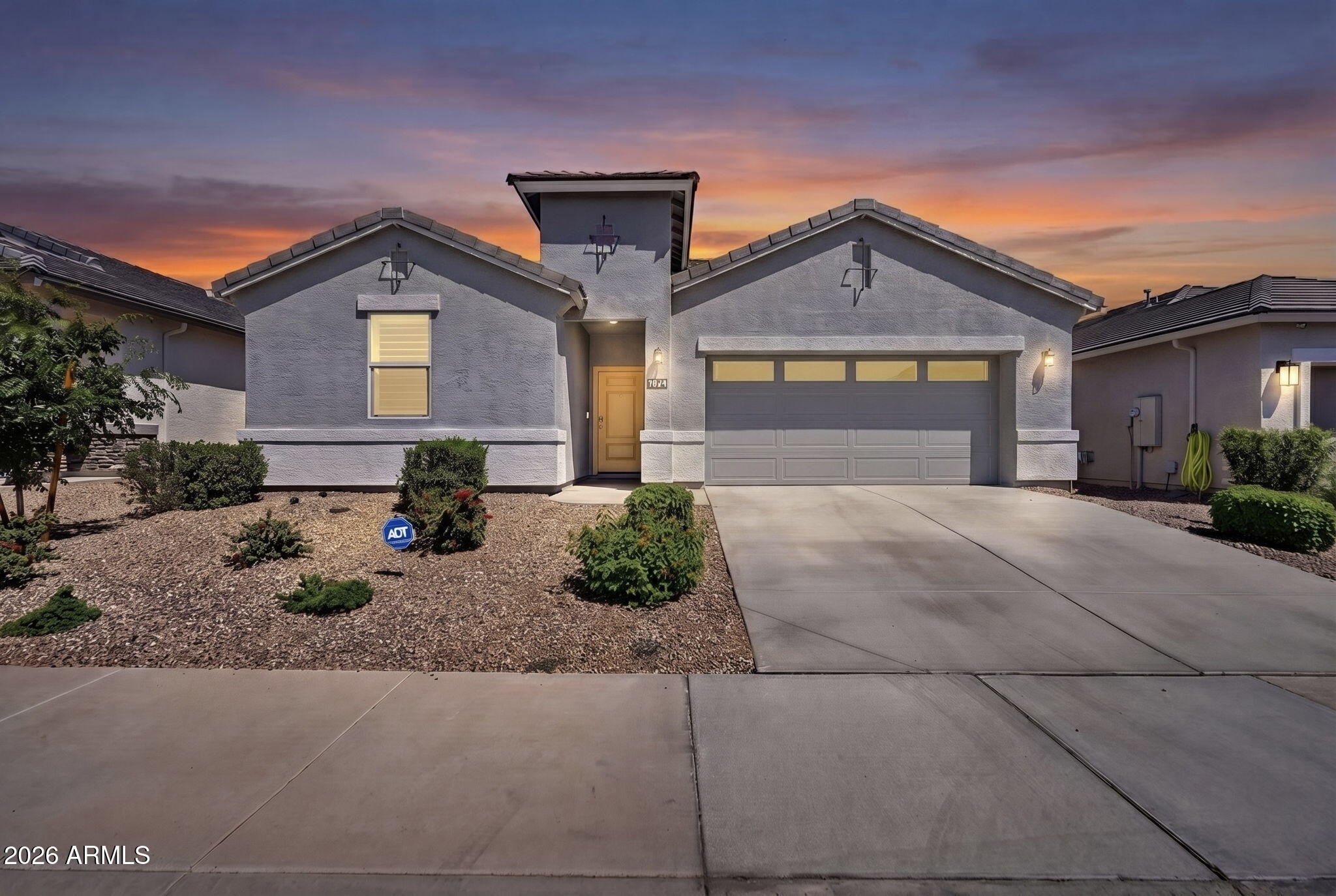 **ASSUMABLE FHA loan at 4.99% fixed rate!!!** 
Why wait months for new construction with a dirt backyard when this stunning, nearly-new home in the sought-after Radiance community is completely move-in ready with a finished backyard? Built over just a year ago, this immaculate 4-bedroom + den, 3-bathroom home offers 2,081 sq ft of modern, open living space with that fresh-build feel without the wait or hassle! Priced under $550K, it's an exceptional value compared to buying new. The backyard is a beautifully finished private retreat complete with lush artificial turf and elegant pavers for low-maintenance outdoor living at its finest.

Inside, the versatile den off the kitchen is perfect as a home office, playroom, or guest space, making this home as functional as it is beautiful. Three full bathrooms mean no morning rush and the open layout is ideal for entertaining.

Living in Radiance means resort-style amenities are steps from your front door: a vibrant clubhouse, fully equipped gym, sparkling pool, sport courts, and a splash pad the whole family will love. It's not just a home -- it's a lifestyle.