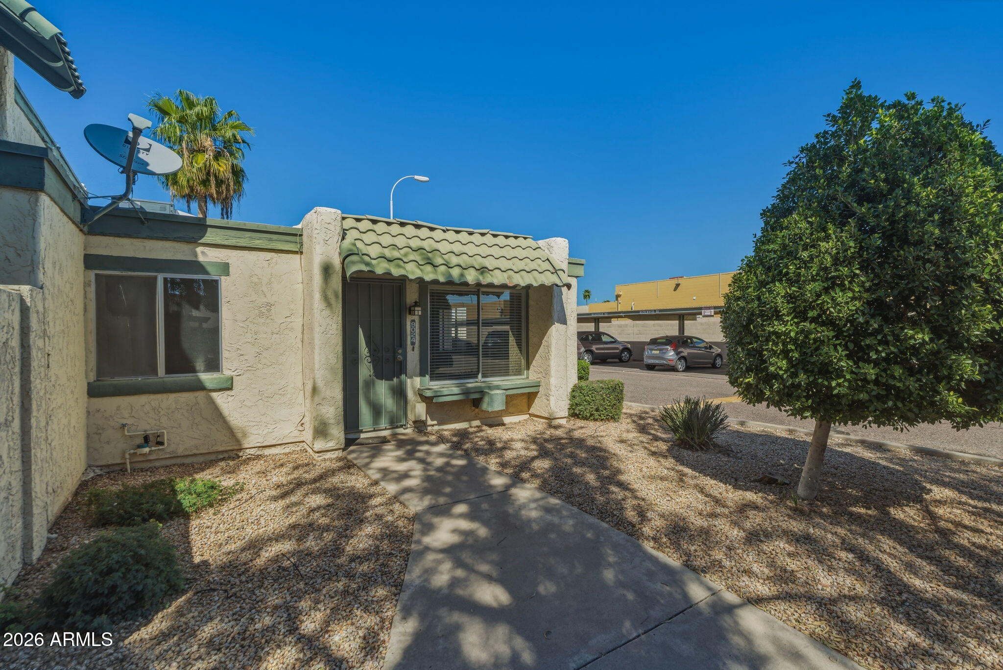 Discover easy, affordable living in a convenient Glendale location! 🌟 At a cozy 810 sq ft, this single-level end unit gem is perfect for first-time buyers, downsizers, investors, or anyone seeking low-maintenance comfort without sacrificing access.
Step inside to a functional layout that's ideal for everyday life--plenty of practical space for living and dining, plus a kitchen ready for your personal touches. No stairs, no yard hassle--just true lock-and-leave simplicity! A handy laundry closet is conveniently located just outside on the patio, making chores quick and easy without taking up indoor space.
The real standout? Prime convenience! You're minutes from major shopping, restaurants, grocery stores, medical facilities, parks and quick freeway access (I-17 and Loop 101 nearby) to downtown Phoenix, Glendale sports/entertainment districts, or West Valley job hubs. Top schools are close by, public transit options are available, and everything you need is right at your fingertips--commute less, live more!