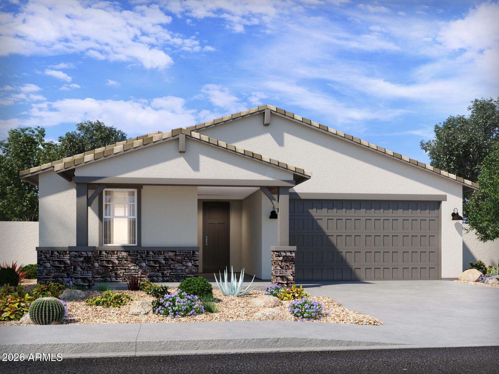 A Spacious and unique Single-Story Home! The Lark floorplan offers a single-story layout with 4 bedrooms, 3 bathrooms, PLUS a versatile flex space. As a bonus, Bedroom 4 includes its own private bath and walk-in closet. With plenty of space and smart design, the Lark is perfect for modern living and entertaining. This home has a GOURMET kitchen, white-color cabinets, quartz kitchen counter, tile backsplash, brown wood-like tile floor, carpet in bedrooms! INCLUDED-washer, dryer, window blinds, refrigerator and MORE! Master Plan Community amenities! Built with innovative, energy-efficient features designed to help you ENJOY more SAVINGS!