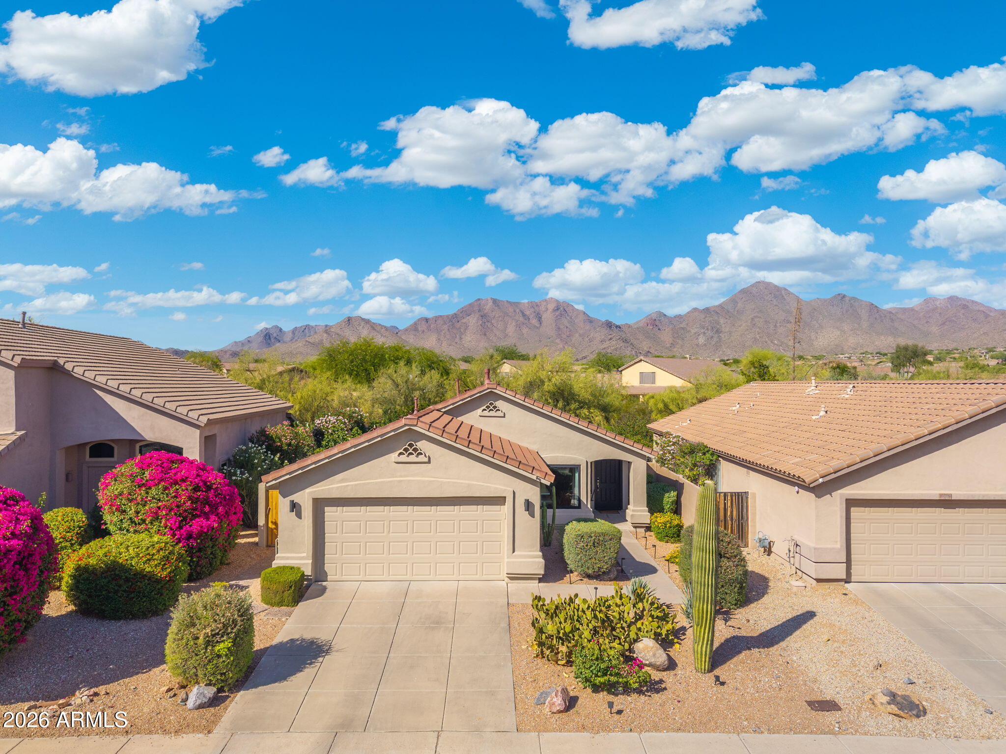 Rare opportunity to own a private retreat directly across from the 17th hole of McDowell Mountain Ranch Golf Club. Situated on a wash path, this home enjoys natural privacy both in front and behind. An uncommon find in this community. Completely redesigned in 2021, every detail has been thoughtfully elevated. Fresh exterior paint and new fixtures, with premium oversized Andersen windows throughout deliver energy efficiency and crystal-clear views.
Recent upgrades include a new whole-home water filtration system backed by a 10-year warranty, a new drip line irrigation system, and a new built-in poolside BBQ grill. Living in McDowell Mountain Ranch means access to one of Scottsdale's most coveted lifestyles. Enjoy two resort-style pools, tennis and pickleball courts, a fitness center, and direct trail access into the McDowell Sonoran Preserve and amazing paved community walking paths. The community's monthly farmers market, social events, and championship golf club create a true neighborhood experience year-round. Top-rated Scottsdale Unified schools, easy access to grocery and dining, plus the elevated lifestyle make this community a true Scottsdale gem.