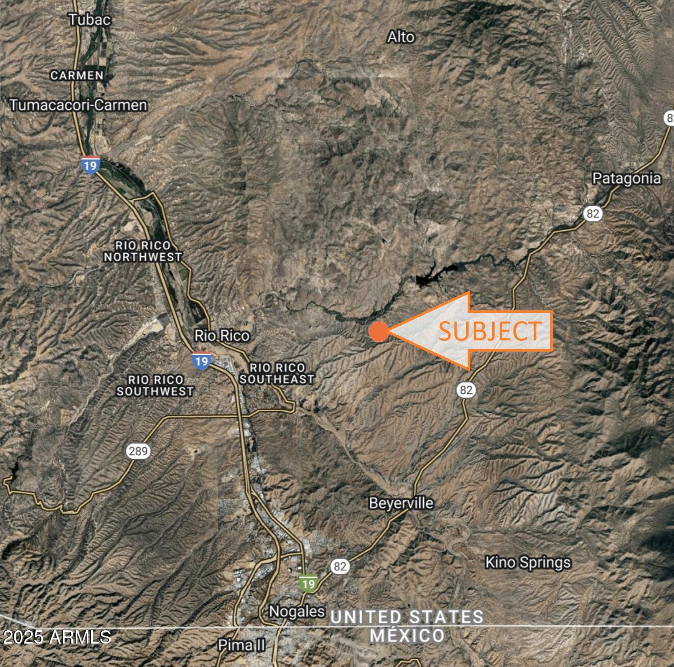 HUGE 39 ACRE PARCEL FOR SALE IN RIO RICO, AZ. GREAT OPPORTUNITY TO BUILD YOUR CUSTOM HOME OR MAKE INTO YOUR DREAM RANCH.  POWER CLOSE BY. CLOSE TO PATOGONIA LAKE STATE PARK & SONOITA CREEK STATE NATURAL AREA. SERENE AREA PERFECT FOR HIKING, RECREATION & EXPLORING! ZONED GR. SANTA CRUZ COUNTY APN 112-37-054*SELLER MAY CARRY* BUYER TO VERIFY, ZONING / USE , UTILITIES, ACCESS & ALL PERTINENT INFORMATION * DIRECTIONS: I-19/RUBY RD (EXIT 12) - E ON RUBY RD, E ON PENDLETON, NE ON JULIE ANN, CONT NE SONOITA CRK RNCH RD, N ON CALLE MANDARINA, W ON DIVIDIR CORTE, N ON CIRCULO VISTA DEL LAGO. DO NOT USE ADDRESS TO LOCATE, MUST USE GIS MAPS & GPS COORD 31.469077, -110.889879.