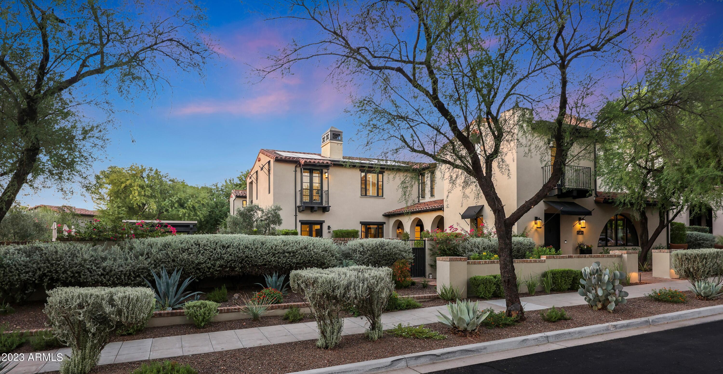 Don't miss an opportunity to own this very special home, situated in the Parks at Silverleaf, and to enjoy the lifestyle and sense of community the area is known for. 
Views from virtually every window let in the sunshine and beckon you to enjoy the expansive yard, a true garden  experience on one of the largest lots in all of Silverleaf Parks. An oasis of beauty and tranquility and an entertainer's dream with two gas fire pits, perfect for intimate conversations, as well as a delightful barbecue, dining and loads of open space to enjoy gatherings around a third fireplace. Day or night, this yard has it all! Discover a slice of heaven in this breathtaking resort-style environment. This is where luxury meets leisure, where relaxation meets recreation,  .....(continued)..... and where everyday feels like a getaway. The interior of this lovely residence has been updated from top to bottom by the talented and highly sought after style of "Ownby Design", with new high-end appliances & finishes creating an up-to-the-minute environment, throughout. The home has been meticulously & lovingly cared for by its owners. All systems, including Tesla solar panels, reverse osmosis, tankless hot water heater and water softener have been maintained regularly.