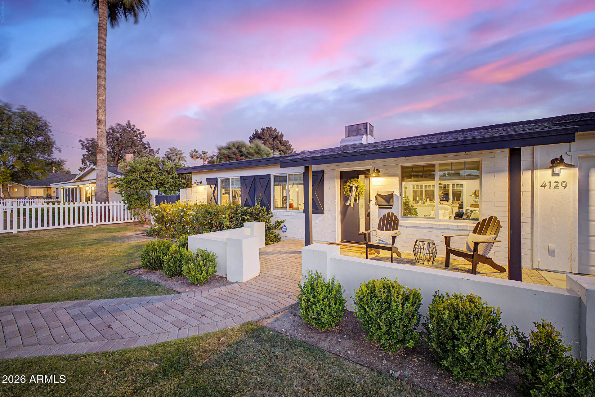 Situated in the coveted Arcadia Lite, this fully remodeled Home showcases refined design, high-end finishes,  indoor-outdoor living. Details have been thoughtfully curated, blending modern sophistication with warm, inviting elements. Plank Wood floors flow throughout the open-concept, leading to a stunning Chef's Kitchen. Featuring a premium Gas range and an oversized eat-in island, this space is perfect for entertaining or everyday luxury living.The backyard is a true Private retreat, highlighted by a newly constructed oversized Lap Pool set within lush, green landscape. Citrus trees create a serene, resort-style atmosphere. Complete with a spacious Two-car garage w/lots of Storage, located just moments from Arcadia Lite's premier Dining and Lifestyle.