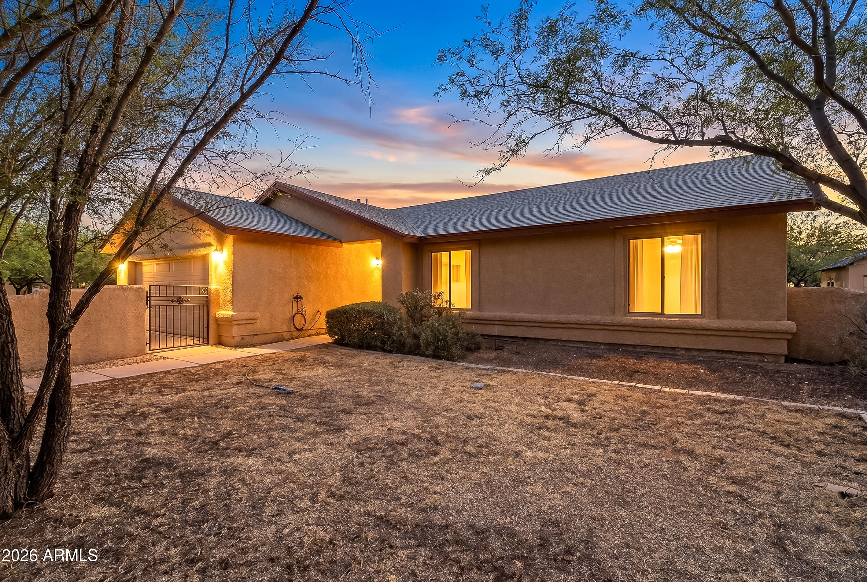 Welcome to your own slice of peaceful Arizona living in beautiful Hereford! Nestled on just over an acre with stunning mountain views and wide-open skies, this well-maintained home offers the perfect blend of comfort, privacy, and rural charm. Built in 2003, this spacious 1,533 sq ft home features a functional layout, attached garage, central A/C, and inviting living spaces designed for everyday living and entertaining alike.

Enjoy breathtaking sunrises, star-filled nights, and the serenity of country living while still being just minutes from Sierra Vista, Fort Huachuca, shopping, dining, and schools. The expansive lot provides endless possibilities for gardening, outdoor recreation, RV parking, or creating your dream backyard retreat. Whether you're looking for a full-time residence, winter getaway, or investment opportunity, this Hereford property delivers space, views, and the quiet lifestyle Southern Arizona is known for.
