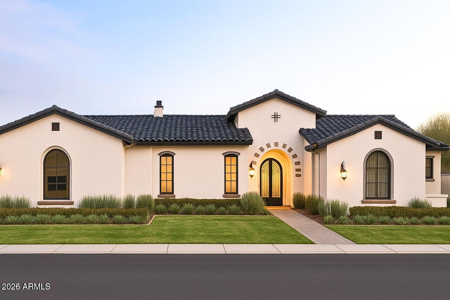 Experience the pinnacle of luxury living in this stunning new Santa Barbara estate by Thomas James Homes, ideally located in the highly sought-after Country Club Acres neighborhood of Paradise Valley. Set on an expansive lot, this architectural masterpiece showcases refined design, superior craftsmanship, and modern sophistication. A light-filled open floor plan is designed for seamless indoor-outdoor living, highlighted by soaring ceilings, elegant finishes, and abundant natural light. The chef's kitchen is equipped with Wolf and Sub-Zero appliances, a pot filler, and expansive cabinetry, flowing effortlessly into the great room--ideal for entertaining. Outdoor living is elevated with tennis court/sport court/pickle ball court, a resort-style pool and spa, fire pit and built-in BBQ creating a private oasis for year-round enjoyment. An attached casita offers flexible use, and a spacious 5-car garage provides ample storage. Conveniently located near upscale shopping, Old Town Scottsdale, and area airports.