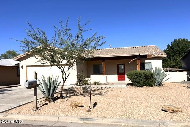 Well Insulated Home, flat land and driveway approach for Handicapped. Wide Hallways. Open floor plan with Vaulted Ceiling, Spacious Living Room, Elec FP. Lots of windows, French door to covered patio for Grilling, Fountain steps lead to walled back yard. Kitchen with electric stove, Microwave, dishwasher, Lots of Cabinets, full Pantry in hall. Window over sink gives view of front Yard. Master Suite has door to Patio. DBL sinks with Vanity Lighting, lots of storage, Linen closet High shower w/ tub, Walk-in closet off bath. Separate 2nd Bedroom, bath across hall. 3rd Multi purpose Bedroom off entrance Foyer with DBL doors makes a perfect Office with window view of Front Porch & Yard. Close to all Downtown Facilities and Hospital. Close to Coffinger Park with Swimming pool. No HOA Fee