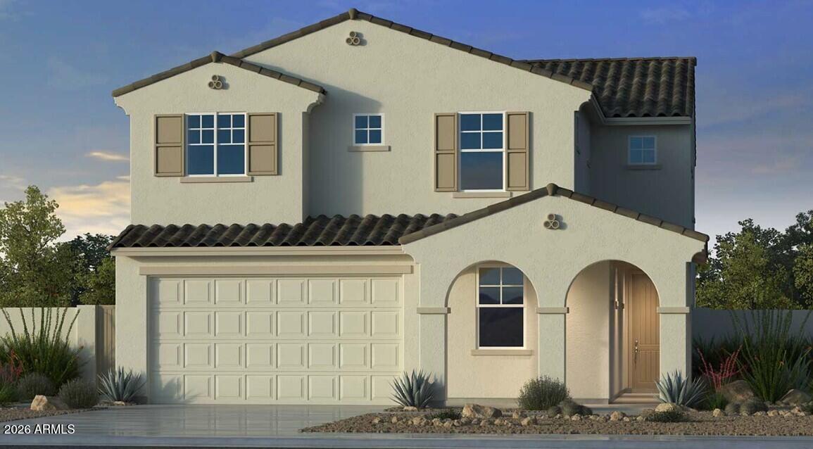 What's Special: 3-Car Tandem Garage | Deep Lot | Mountain View | South Facing Patio | Extended Patio | 1st Floor Primary Bedroom. New Construction - August Completion! Built by America's Most Trusted Home Builder. Welcome to the Wedgewood at 17629 W Solano Drive in Allen Ranches Discovery! This spacious and thoughtfully designed home offers 2,961 square feet with five bedrooms, three bathrooms, and a three car tandem garage. A charming wraparound front porch creates a warm first impression as you step inside the welcoming foyer. Just off the entry, a formal dining room anchors the space, alongside a secondary bedroom and full bathroom that are perfect for guests. The home opens into a bright kitchen, casual dining area, and great room that flow together beautifully for everyday living. Upstairs, four additional bedrooms, a versatile loft, and a primary suite with dual sinks and a generous walk in closet provide comfort and flexibility for everyone. Allen Ranches in sunny Litchfield Park, AZ offers fun and adventure with a playground, sparkling pool, basketball court, and the thoughtful design of a master-planned community. With quick access to Loop 303, you're just minutes from lush parks, Harkins Theatres, Barnes & Noble, and plenty more nearby conveniences. Additional Highlights Include: paver front porch, driveway, and walkway, extended outdoor living, wood look tile, 36" soft close cabinetry, GE Cafe appliances, quartz countertops, and gas line for future outdoor kitchen. MLS#7016671