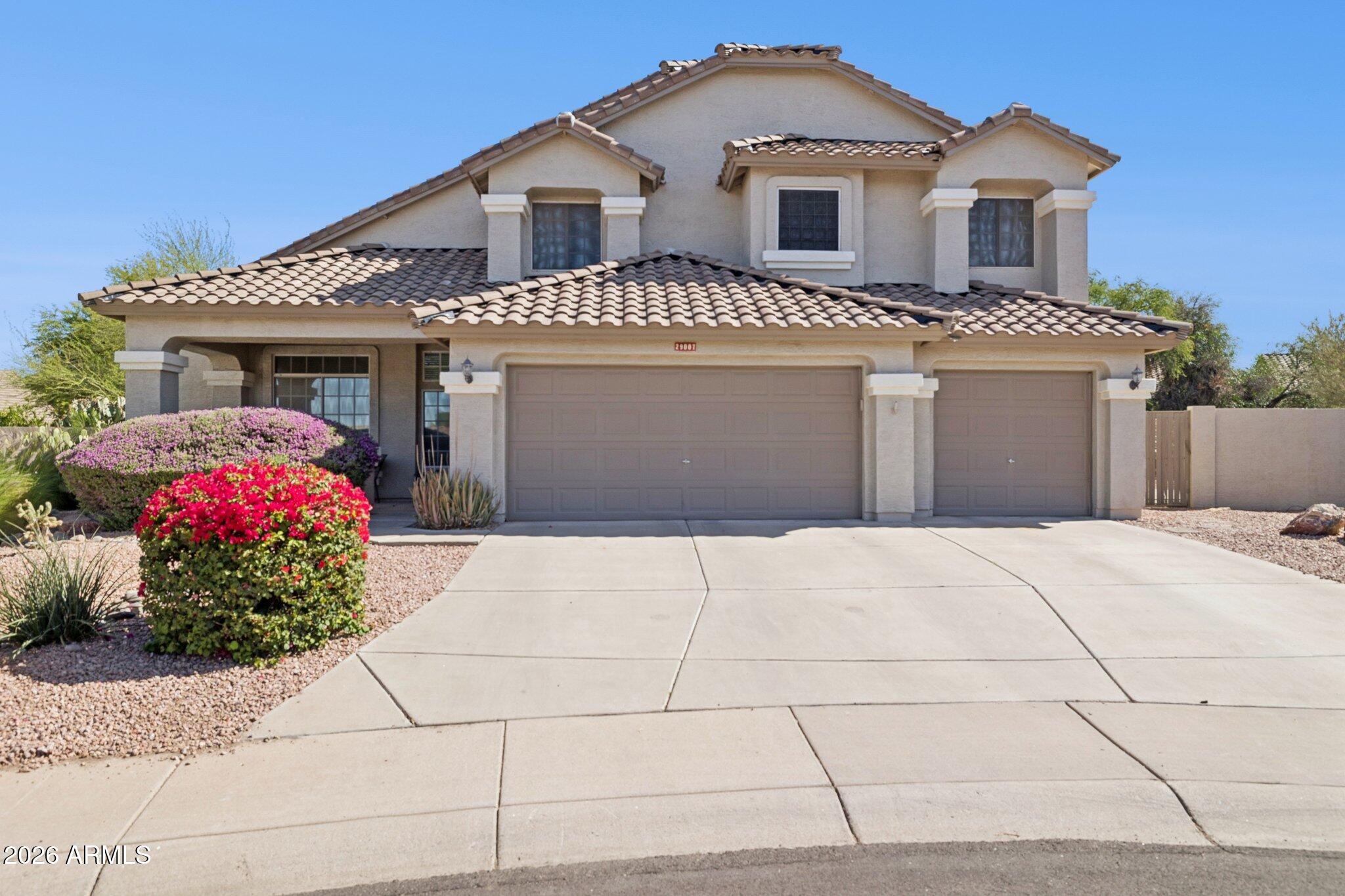 Welcome to this beautifully upgraded home in the highly sought-after Tatum Ranch community. Perfectly situated on an oversized corner lot with exceptional space and privacy. This expansive property offers 5 bedrooms, including a convenient downstairs bedroom ideal for guests or multi-generational living.
Step outside to your private backyard retreat, featuring a newly and fully upgraded pool designed for both relaxation and entertaining. The oversized yard provides endless possibilities, complemented by a large concrete slab perfect for storage, sports, or hosting gatherings.
Inside, the home has been thoughtfully enhanced throughout including a brand NEW ROOF and the addition of two new air conditioning units for optimal comfort and efficiency. A spacious 3-car garage for storage too!