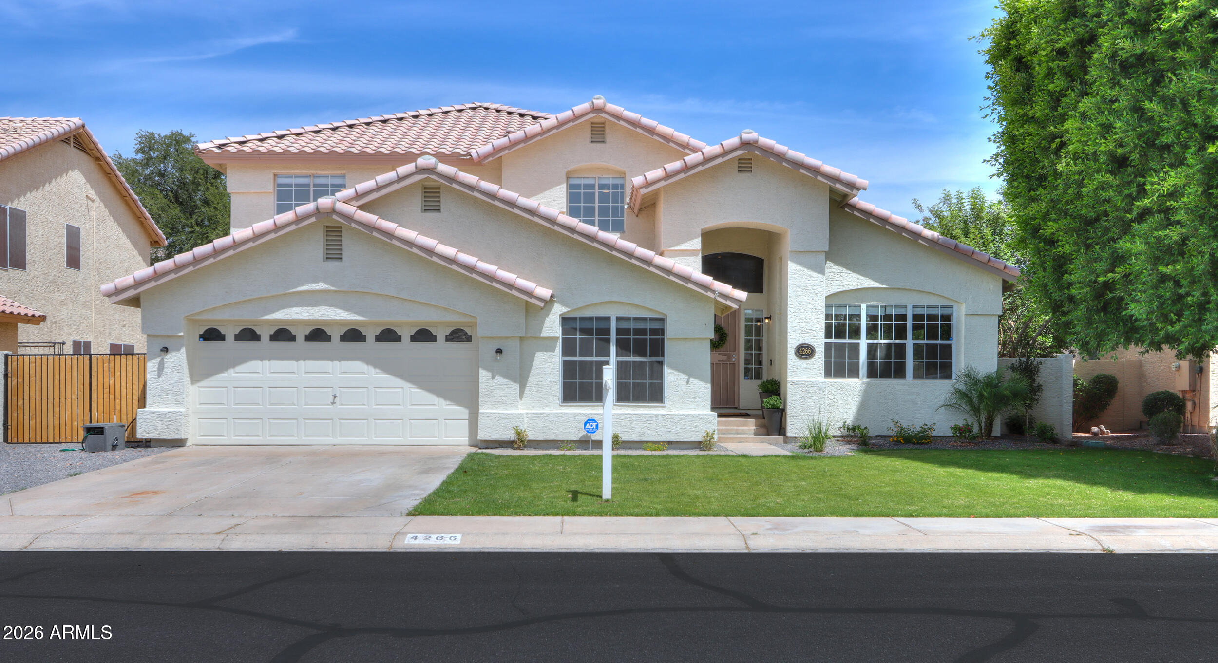 Spacious and beautifully designed 6-bedroom, 3-bath home offering 2,772 sqft of comfortable living! Featuring two generous living areas, this home is filled with natural light and boasts high ceilings that create an open, airy feel. The large living and dining rooms are perfect for entertaining. The kitchen shines with quartz countertops, a center island, and crisp white cabinetry. A bedroom and full bathroom downstairs provide flexibility for guests or multi-generational living. Upstairs, the expansive primary suite includes a full bath with separate tub and shower. Complete with a 2-car garage!