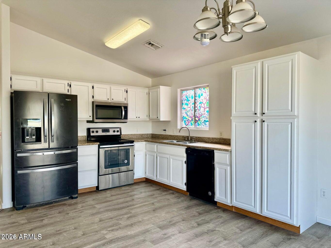 MOTIVATED SELLERS;This charming home is ready for you! It features a cozy kitchen adorned with granite countertops, white cabinets.  You'll find ample storage throughout the house. The spacious backyard offers plenty of room, complete with RV parking, RV gate, plus 2 walk through gates, & a dog run. A clean slate for your landscaping ideas, and NO HOA fees.
This home has solar panels to help control the utilties in the Az summer months... APS  Electric bill from May 2025- April 2026

May 2025  -$208.88
June 2025  -$170.29
July 2025  -$138.41
August 2025 -$108.11
September 2025  -$69.52
October 20.25  -$30.14
November 2025  $8.45
December 2025  -$192.11
January 2026  -$58.70
February 2026  $30.38
March 2026  $94.85
April 2026  $38.99