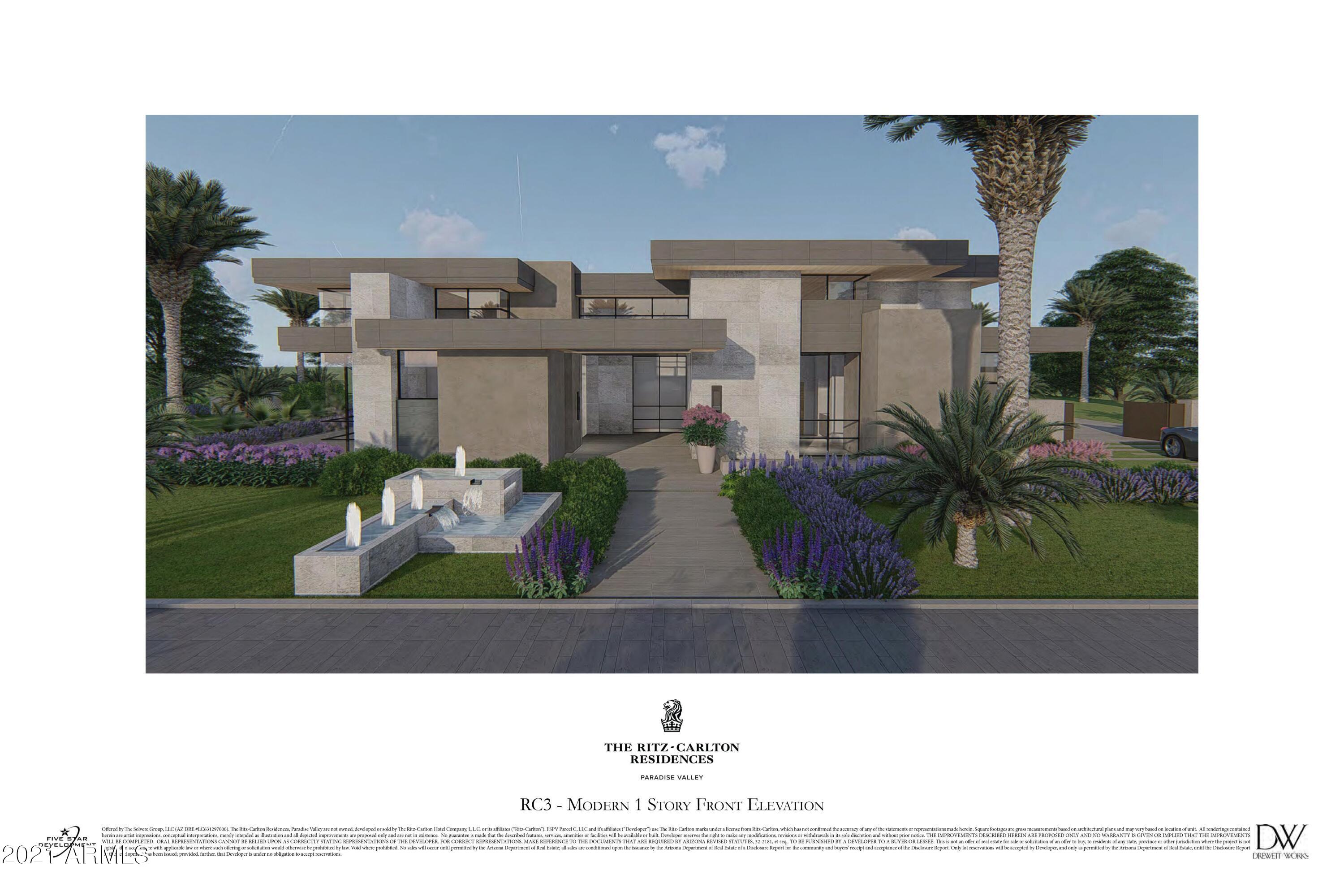 Premier home at Arizona's most powerful address. This Drewett Works home features the Modern aesthetic with Mummy Mountain Views.