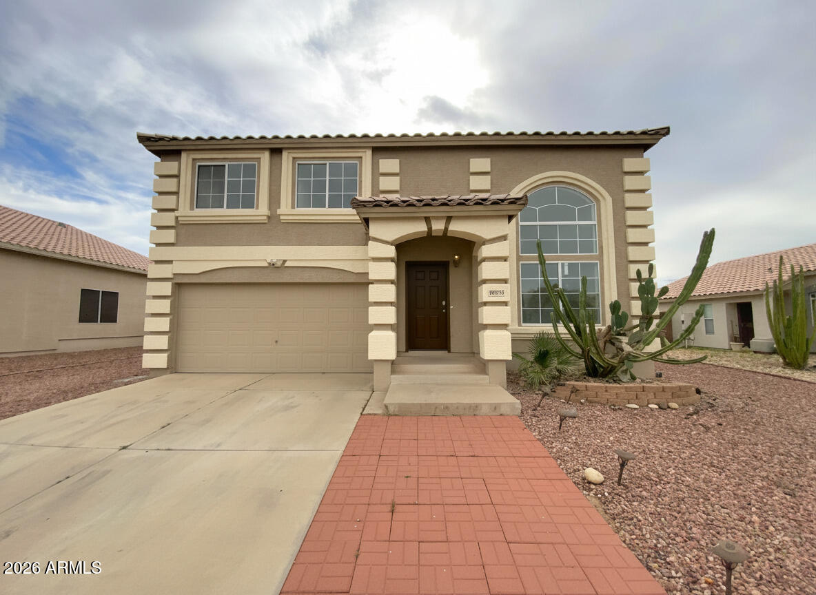 Welcome to your dream home! This property boasts a neutral color paint scheme and fresh interior paint, giving it a modern and clean look. The kitchen is a chef's dream with all stainless steel appliances, a kitchen island, ample counter space. The primary bedroom features a spacious walk-in closet. Outside, enjoy a covered patio in the fenced-in backyard, perfect for entertaining. The low maintenance landscaping adds to the home's curb appeal. With partial flooring replacement, this home is move-in ready. Don't miss out on this gem! Included 100-Day Home Warranty with buyer activation