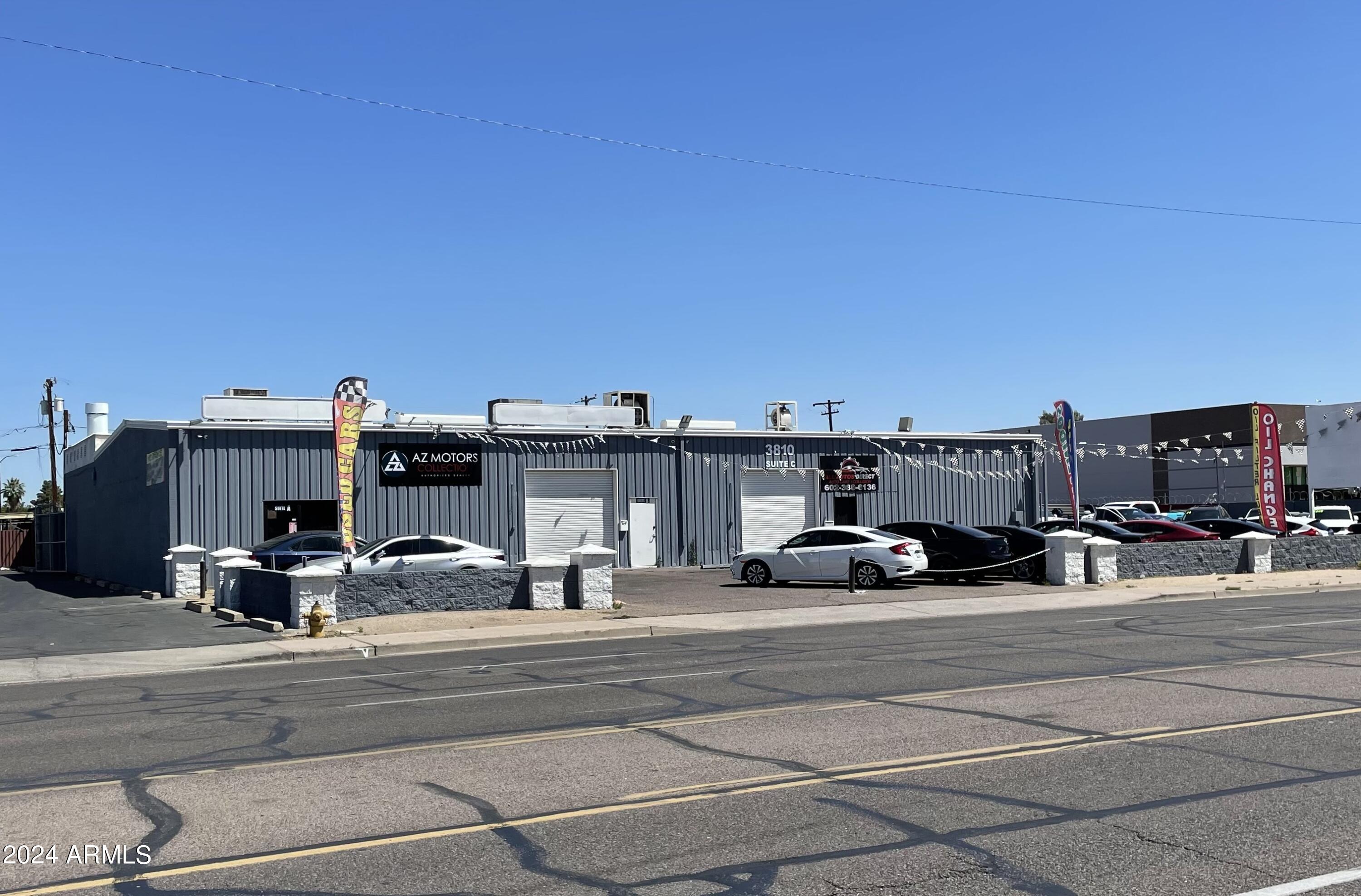C3 ZONED 6500 SF COMMERCIAL BUILDING LOCATED ON VAN BUREN ST.  CURRENTLY AUTO DEALERSHIP WITH 4 BAY DOORS, SHOWROOM AND 36 PARKING SPACES.  BUYER TO VERIFY ALL INFORMATION AND MEASUREMENTS..  DO NOT DISTURB TENANTS.
