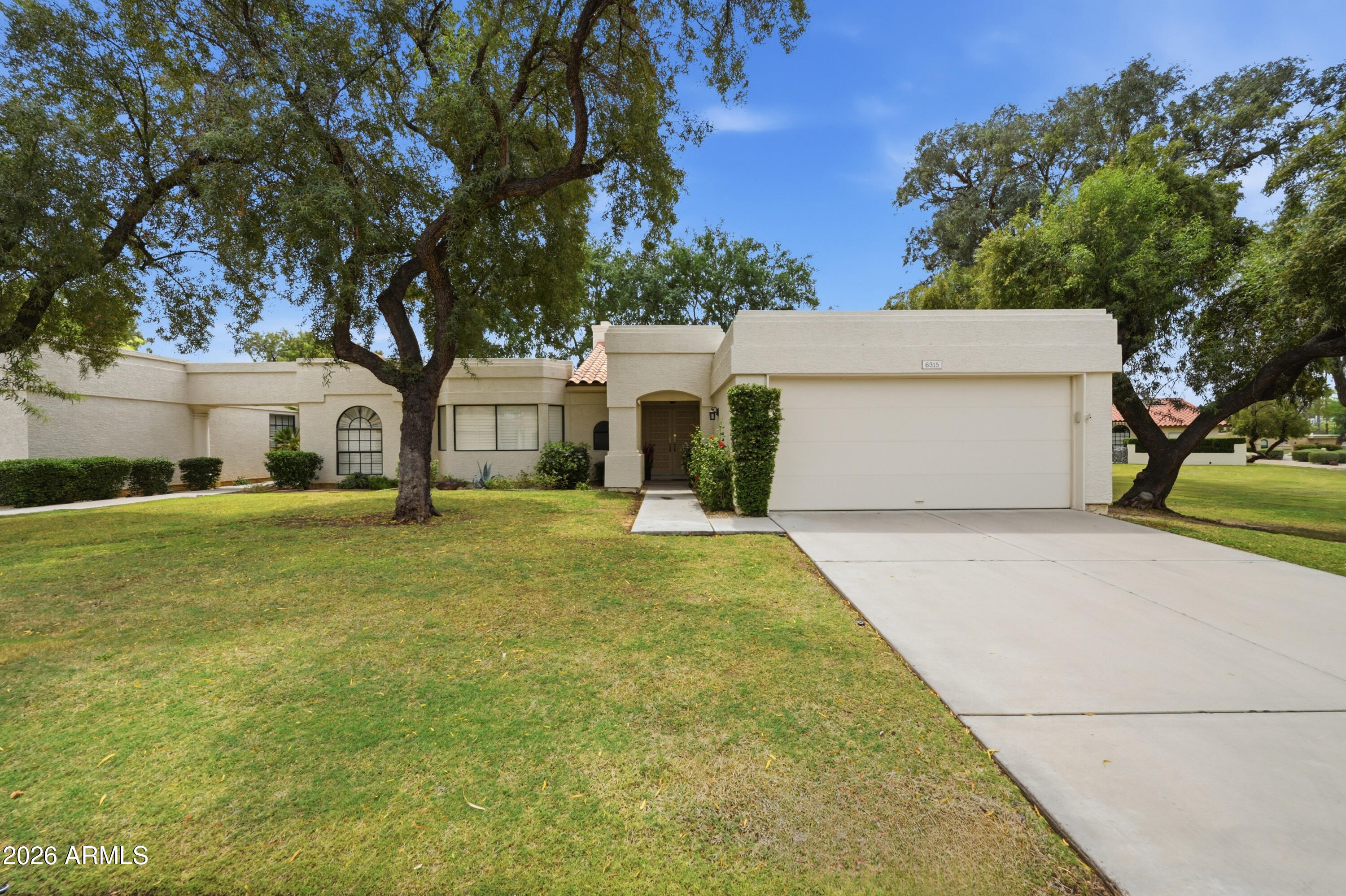 Location, location, location! Welcome to this move-in ready home in the magic zip code of 85254. 

Step inside to find a light and bright interior featuring new wood-look flooring throughout, with newer carpet in the spacious primary suite, complete with a desirable walk-in closet. The kitchen offers beautiful quartz countertops, a pantry for added storage, newer stainless steel appliances, and a picturesque window over the sink looking out to the expansive greenbelt.

Situated on a premium corner lot, this home offers great natural light and lovely views, creating an open and airy feel throughout. Additional highlights include a soft water loop, updated electrical fixtures, and a laundry room with extra storage space to keep everything organized.

You'll love the expansive private patio with views of the grassy greenbelt area--perfect for enjoying your morning coffee or an evening of stargazing. 

Major systems have been well maintained, with the HVAC recently inspected for added peace of mind. The washer and dryer can convey, along with select furnishings, making this a flexible and convenient opportunity.

The garage features built-in storage racks for added convenience, rounding out this well-cared-for home that's ideal for full-time living or a low-maintenance seasonal retreat.

Don't miss your chance to own this charming Scottsdale gem!