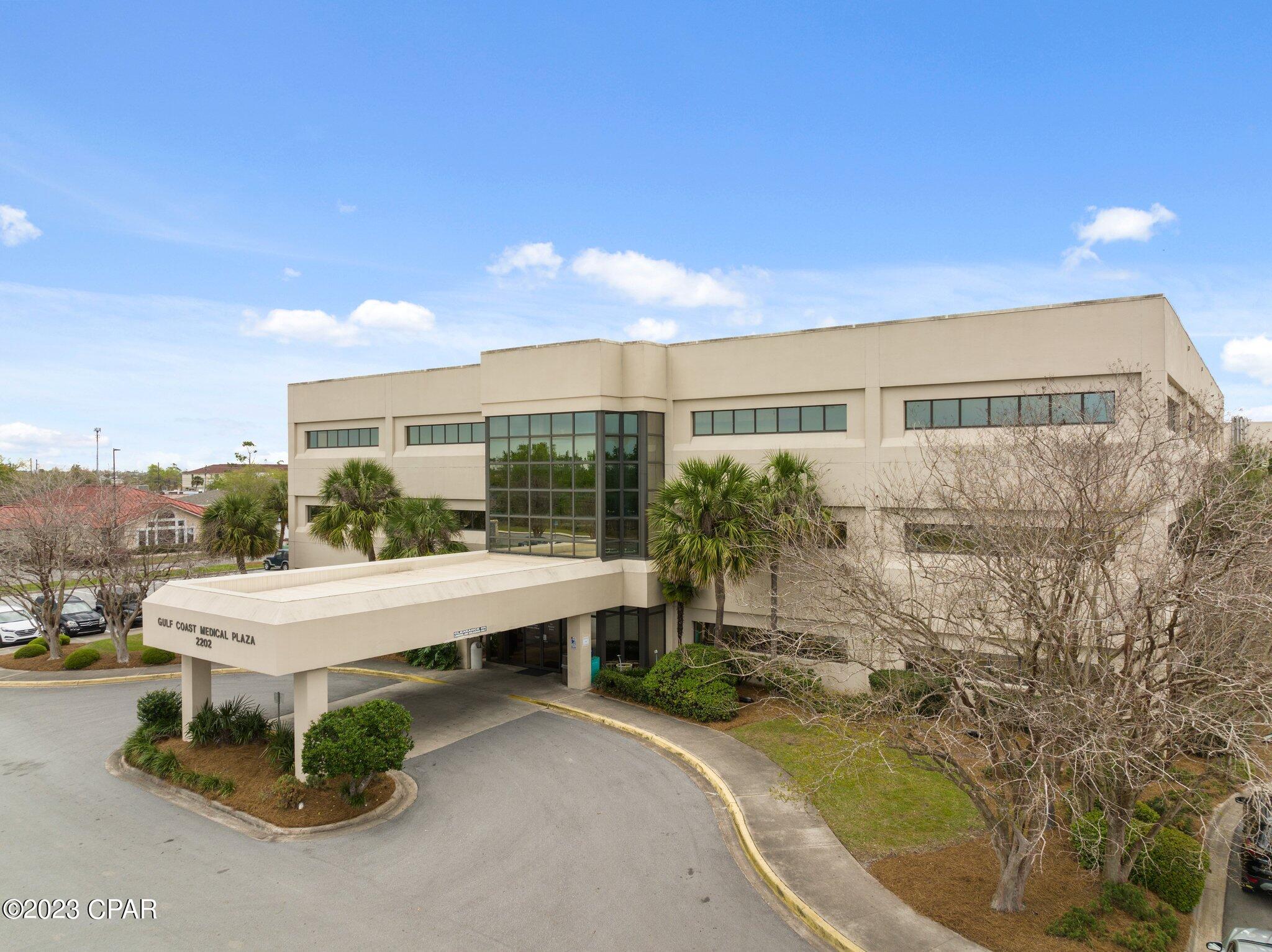 FANTASTIC OPPORTUNITY FOR A GROUND FLOOR OFFICE SPACE IN A VERY DESIRABLE MEDICAL COMPLEX. This 5,123  sq. ft. medical office is ideal for any medical practice that benefit from a location on the Gulf Coast Medical Center Campus. The Hospital is literally down the hall via a connected corridor. The building repairs are complete and all of the common areas have been completely renovated.  All sizes including sq. ft. are approx. Please Measure if important. Unit 108B rented out to 3,300 per month 
Unit 103 rented out for 4,900 per month.