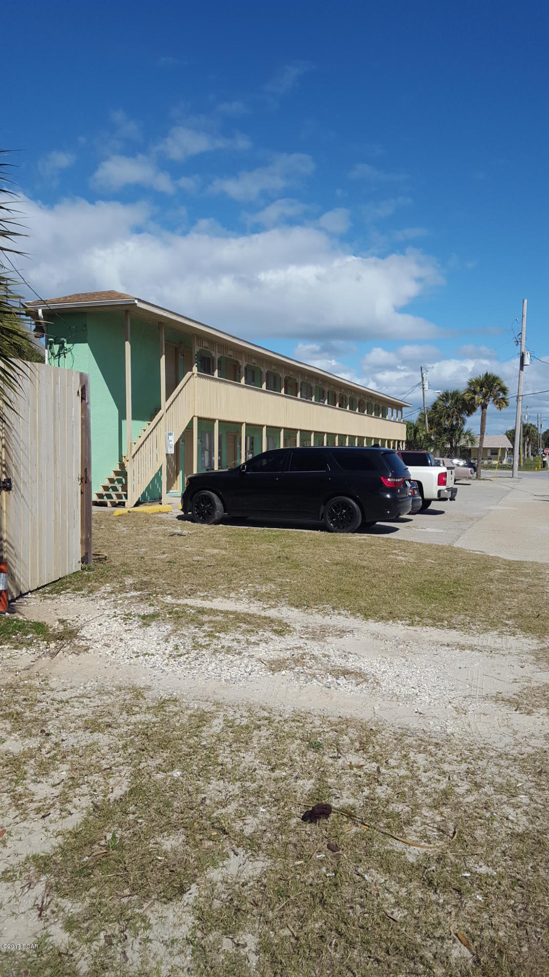 New Owners!!! Will go FAST!!!   BRAND NEW EVERYTHING!!!  Completely renovated unit that includes -- Stainless Steel Appliances, new flooring, paint, etc.!!!   All inclusive condo/apartment in a Gulf View complex.  All electricity, water, trash, and sewer is included.  Close to Pier Park.  Available for semi-yearly (6 month) to yearly lease (12 month) basis.  Please call for your application!