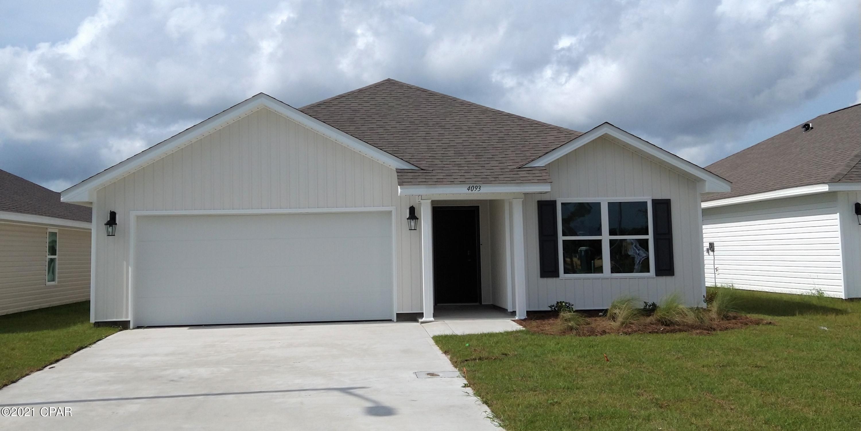 This Aria floorplan is a three bedroom, two bath home with a two-car garage. The homes first two bedrooms are towards the front of the house, separated by a guest bathroom. A large open living space is joined by a gorgeous kitchen with Whirlpool stainless steel appliances. A private bedroom suite is off the dining space which includes a sizeable bedroom, walk-in closet and bath. The bathroom has a separate water closet, free-standing tub, shower and dual

vanity sinks. Standard features include laminate countertops, vinyl flooring and carpet in bedrooms. This home is being constructed with the Zip Sheathing

system, providing greater protection than a traditional house wrap from damages due to wind, rain, and extreme weather. A standard Smart Home package includes a KwikSet keyless entry, Skybell doorbell, automated front porch lighting, an Echo
Dot device, and Quolsys touch panel which can be integrated to control your lighting, thermostat, front door and so much more.
A builder 10 year structural warranty is also included.
Pictures, photographs, floor plans, elevations, features, colors and sizes are approximate for illustration purposes only and will
vary from the homes as built. Home and community information including pricing, included features, terms, availability and
amenities are subject to change and prior sale at any time without notice or obligation. For Move-In/Completion Estimates:
Ready dates are estimates only. Timing of completion of construction and buyer move-in are subject to contingencies
contained in home purchase agreement and governing jurisdictions issuance of a certificate of occupancy, and may change due to forces majeures and other delays or disruptions outside the reasonable control of the Builder.