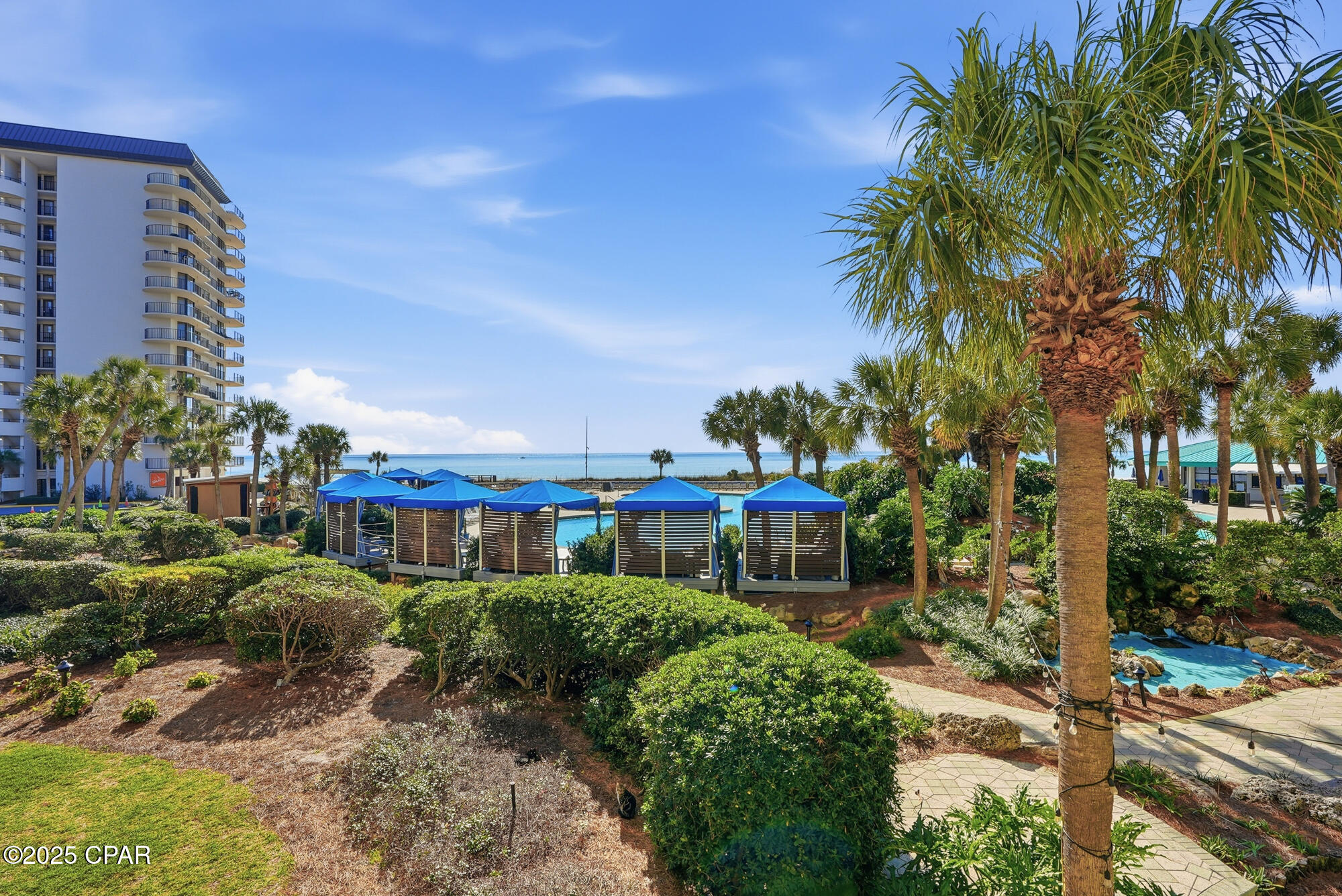 On track to do $45,000 to $55,000 in gross rentals in 2026 with solid bookings. Turn-key and fully furnished, this 2-bedroom gulf-front Unit in Edgewater Tower 1 is the best-priced offering in the building. Located on the desirable first floor, it overlooks the resort pool and offers direct access to the beach. Perfect as a second home or rental investment, it sits in PCB's only full-service resort with pools, hot tubs, golf, tennis, pickleball, fitness center, on-site dining, and 24-hour security. An amenity-rich, rental-ready coastal retreat.