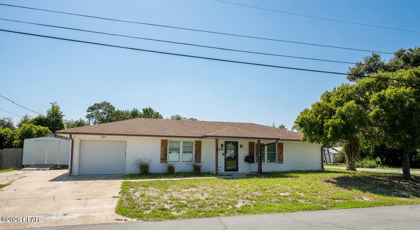 'CURRENTLY UNDER CONTRACT, SELLER WILL CONSIDER BACKUP OFFERS' Welcome home to this fully updated brick home situated on a large corner lot in the established neighborhood of North Lagoon Heights. Major systems were upgraded in 2023, including a new HVAC system, tankless water heater, garage door, and energy-efficient windows, providing long-term comfort, efficiency, and lower utility costs. In 2021, the interior was refreshed with fresh paint, LVP flooring throughout, updated bathrooms, and a modern kitchen complete with new appliances. Outside, enjoy the large covered deck, spacious fenced yard and 16x10 outbuilding, perfect for storage, a workshop, or extra flex space.
This prime location provides easy access to shopping, dining, top-rated schools, the Naval Support Activity (NSA) Panama City, and the beautiful white-sand beaches of the Emerald Coast. Whether you're looking for a primary residence, second home, or investment property, this turnkey home checks every box.