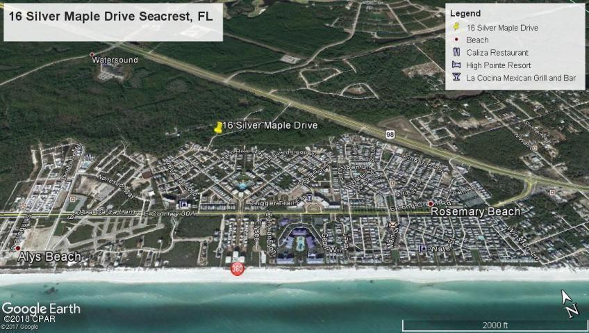 Wonderful lot in Treetop, this beautiful gated community immediately backs up to Seacrest Beach! Treetop offers 2 gated entrances into the community, one of of Hwy 98 and one in the back of Seacrest Beach. This lot if located at the gate which enters from Seacrest into Treetop and backs up to green space. Beautiful community pool, underground utilities, deeded beach access. Treetop is a short bike ride, walk or golf trip to casual or fine dining, boutique shopping and other activities along 30A. Plenty of bike and walking trails along 30A to enjoy! No build out time! Buyer to verify all data and lot dimensions. Enjoy all that Seacrest, Rosemary, and Alys Beach offers at a fraction of the cost!