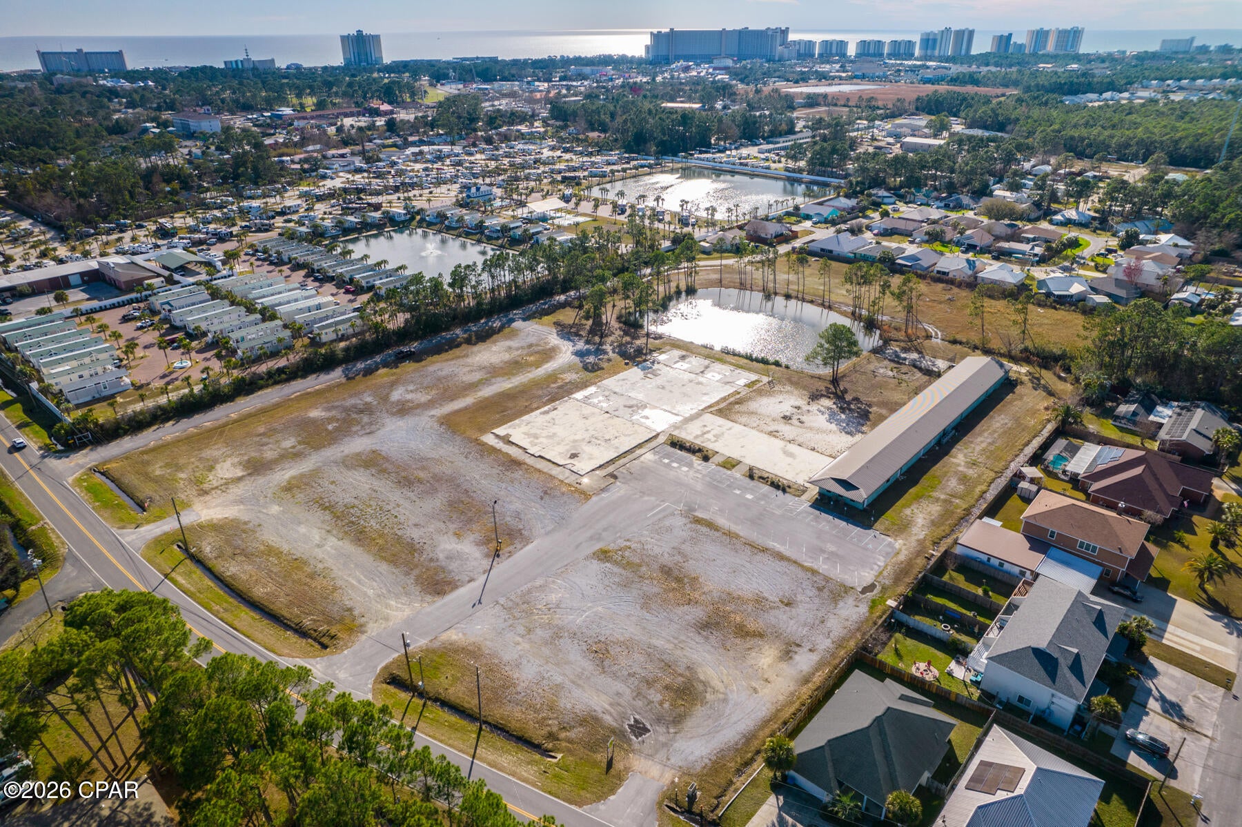 Exceptional development opportunity in Panama City Beach! This approximately 7.8-acre property on Allison Avenue recently received approval for both a Future Land Use Map amendment to General Commercial and a zoning change to C-3 General Commercial, significantly expanding the property's development potential.

Located within Bay County's Beaches Special Treatment Zone, the property offers a unique combination of commercial and residential development potential. C-3 General Commercial allows a broad range of commercial uses, including retail, accommodations and food service, healthcare and social assistance, entertainment and recreation, construction, wholesale trade, manufacturing and other allowable uses. C-3 also includes allowable C-1 and C-2 uses. Within the Beaches Special Treatment Zone, allowable C-1 uses include residential uses under the R-1, R-2, R-3, R-4, R-5 and R-5A classifications, subject to applicable regulations and restrictions.

Residential density within the Beaches Special Treatment Zone is subject to a maximum of 15 dwelling units per acre. With General Commercial future land use, C-3 General Commercial zoning and residential development potential through the Beaches Special Treatment Zone provisions, this property provides exceptional flexibility for a variety of potential development concepts.

Conveniently located on Allison Avenue in Panama City Beach with access to the surrounding commercial, residential and tourism corridors. Buyer to independently verify zoning, allowable uses, density, utilities, development standards, permitting requirements and suitability for buyer's intended use with Bay County.