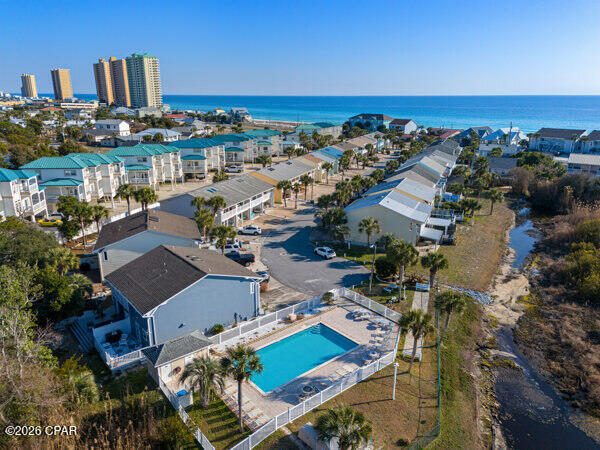 CURRENTLY UNDER CONTRACT, SELLER ACCEPTING BACKUP OFFERS
Discover your dream getaway at this stunning end-unit townhome in beautiful Panama City Beach! With 2 huge bedrooms, a newly remodeled interior, and a huge back porch perfect for soaking up the sun, this fully furnished gem is ready for you to move in. Enjoy the community pool and envision the rental potential if you choose to share this paradise. 50K IN RENTAL POTENTIAL! WOW! Ask for A CASH FLOW SHEET! Don't miss out on this opportunity! Call TODAY for a showing! EASY SHOW!