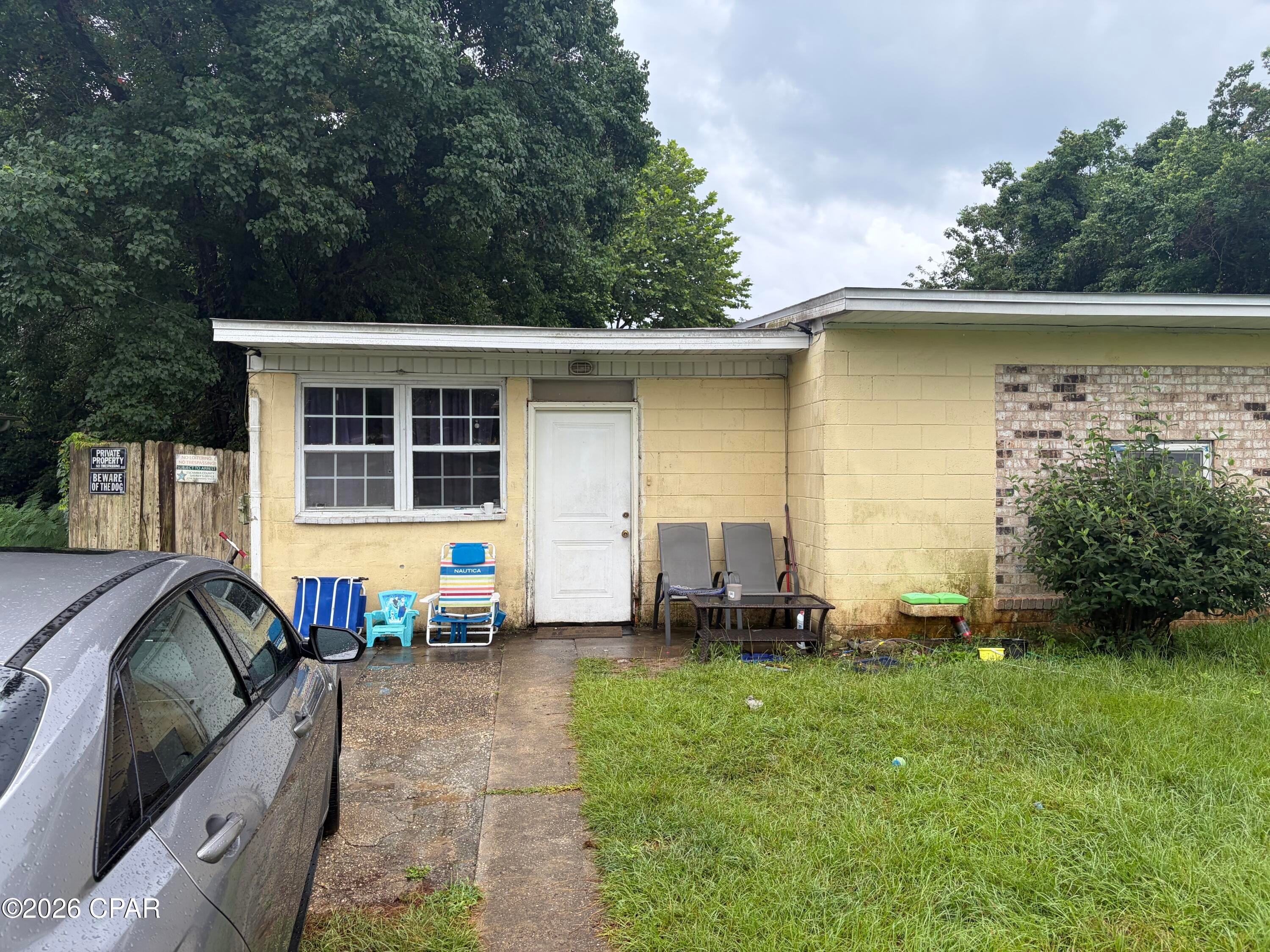 Opportunity awaits at 119 Aquamarine Ave! This property offers a great starting point for an investor, renovator or buyer looking to create value in an established Pensacola neighborhood. The home features a functional layout, spacious living areas, tile flooring, inside laundry and a screened patio that provides additional usable space. Several important components are already in place, including a roof installed in 2022, an air conditioning system from 2016, copper wiring, and PEX plumbing. These features provide a solid foundation for the next owner while still leaving plenty of opportunity to update and customize the home to today's preferences. The property offers flexibility for a thoughtful renovation, whether the goal is to create a comfortable primary residence, rental property or future resale. The established residential setting and convenient Pensacola location provide easy access to shopping, dining, schools, major roadways, and surrounding amenities. Bring your vision and take advantage of the opportunity to transform this property into something special.