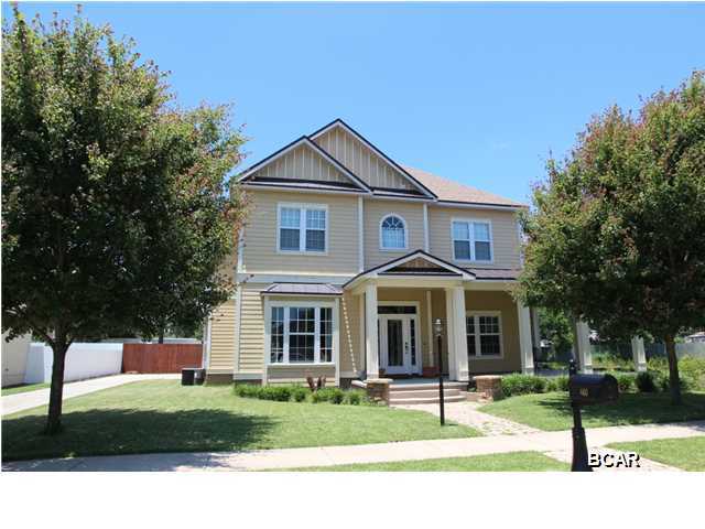 This home may just be the home you're looking for. HUGE HOME, 3,366 SQFT HEATED AND COOLED and over 4,500 SQFT UNDER ROOF. This home welcomes you with a large wrap around porch giving you great views to the 500' long pond that sits to the east. No neighbors on your east side. There are two offices at the front of the home (not considered bedrooms). The Four bedrooms are upstairs and they are all very large bedrooms. There is a 1/2 bath downstairs as well ask the kitchen and living room and laundry room. The garage is to the back of the home, not seen from the street. This may be the best homesite in Tapestry Park. It is the Estate size homesite at 80x100 with a water feature to the east that is over 500' long. No neighbors to your east at all. Exterior painting is almost completed.