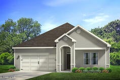 The Rhett is a 4 bed, 2 bath home located in Emerald Cove! As you enter the Rhett, you will find LVP flooring throughout the common and wet areas with carpet in the bedrooms. The kitchen is open and spacious with beautiful cabinetry, granite countertops and a center island with a stainless steel sink. You will also find stainless steel appliances which include a smooth top stove, microwave and dishwasher. This home is just a few short minutes from having your toes in the white sand of our Emerald Coast!