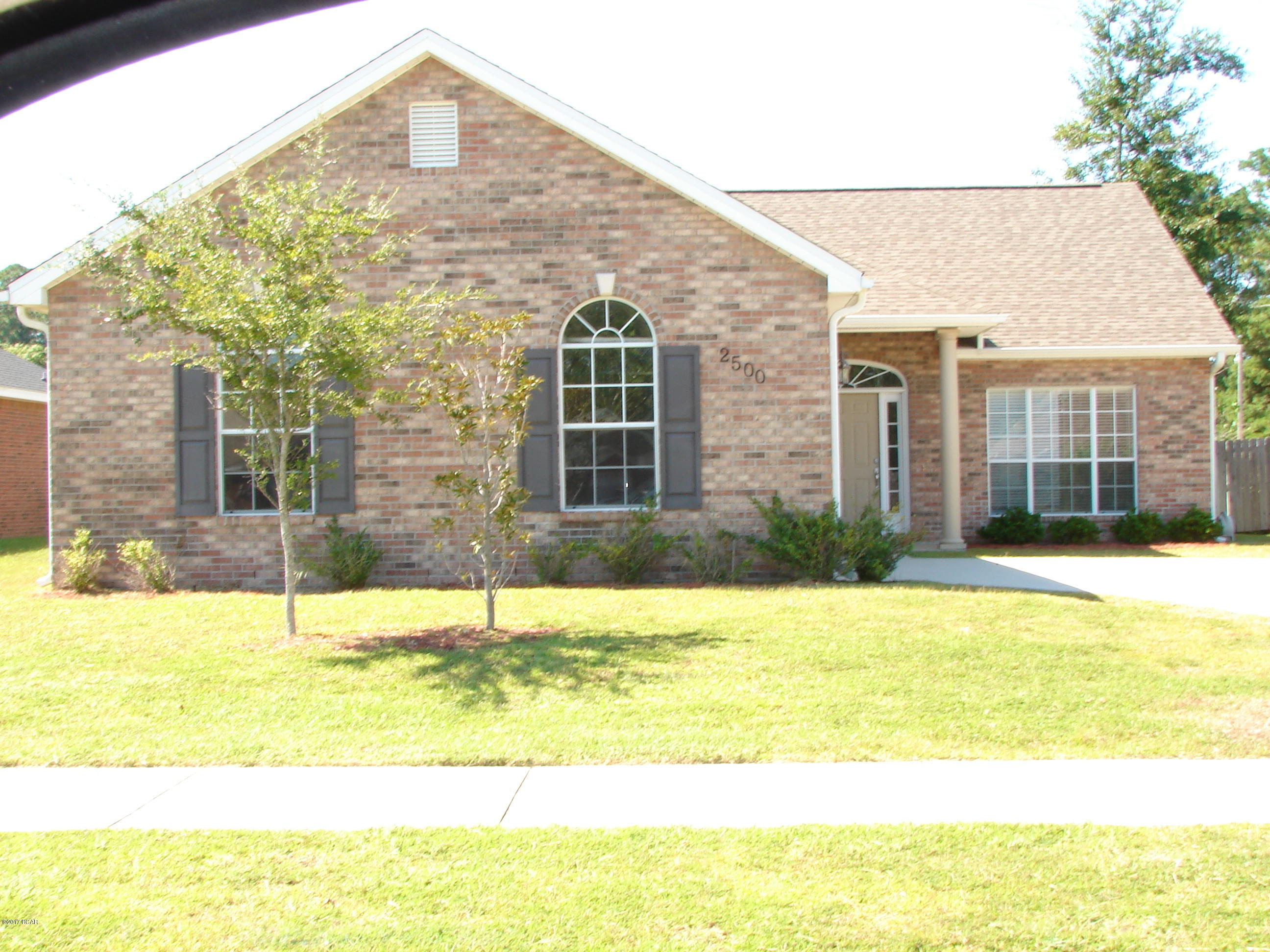 **Half off Deposit for military**



Beautiful single story, brick home located in the Camryn's Crossing subdivision of Lynn Haven. 3 bedroom, 2 bathroom home that has a large living room with fireplace, dining area, full kitchen, and breakfast area. Two car garage, back privacy fence, and covered patio also make this home a must see! Close to shopping, schools, and dining. Lawn care is included!