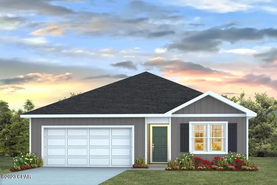 The Aldridge floorplan is a three bed 2 bath single family home. It features LVP floors. The kitchen is open and spacious with a center island and includes a pantry, beautiful cabinetry, and durable laminate countertops. This beautiful home has been constructed with a reinforced concrete foundation with wire mesh, rebar, house wrap barrier and three-sided brick and vinyl front.