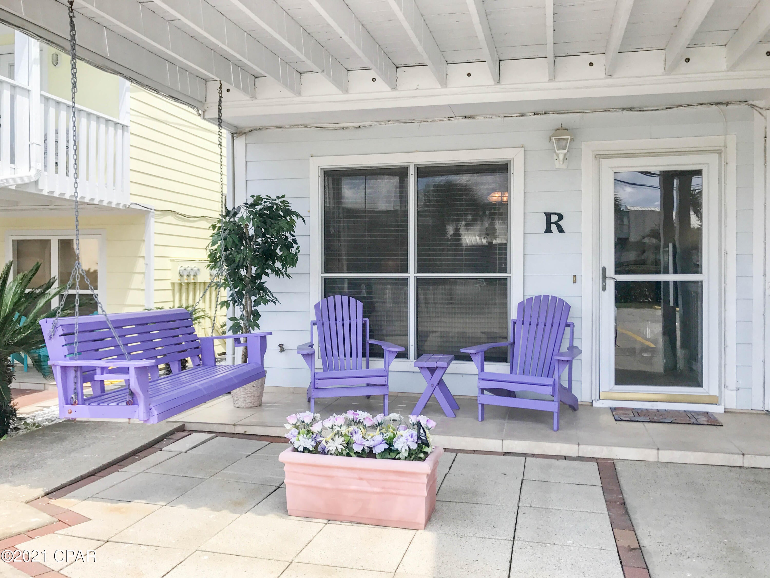Own an investment in Paradise for under 350K on the West end of Panama City Beach!  This is a 2 bedroom corner townhome located directly across the street from the beach.   Located on the quiet end of the beach 2.5 miles from 30A, and 5 miles from Pier Park.  Currently a vacation rental or use this as a second home!