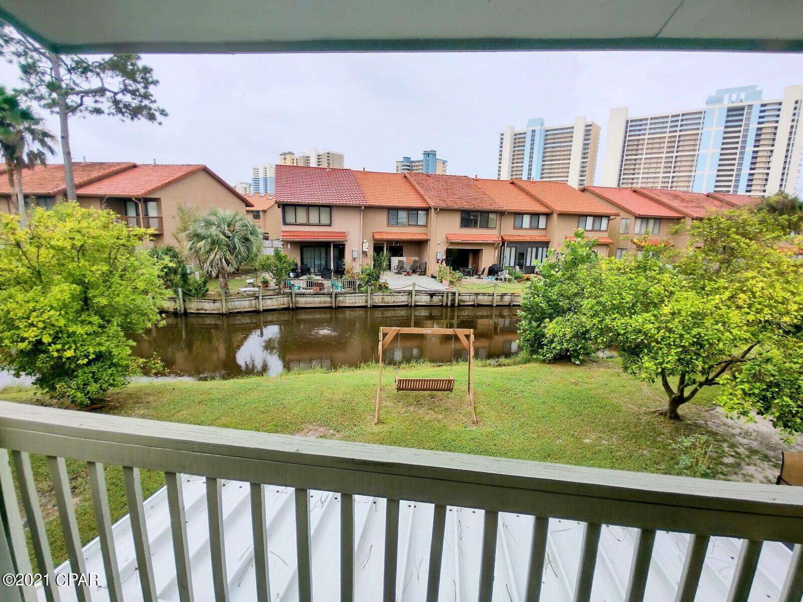 'CURRENTLY UNDER CONTRACT, SELLER ACCEPTING BACKUP OFFERS' ~ Waterfront unit on the Canal in Gulf Highlands Beach Resort only a short STROLL to the BEACH. This 2 Bedroom unit has 2.5 Baths, Roof '2017, HVAC '2010, Frig - Stove - DW - W&D '2013, WH 5yrs old. Come sit out in the SCREENED in PATIO out back looking out to the Canal. This Resort has 11 POOLS (one of them Gulf Front), 4 Tennis Courts, Mini Golf Course.. ALL at NO Additional cost to use, just bring your Putters & Balls & Racquets. Easy to Finance, they are NOT Condos. You get 2 Parking Spaces right in front of your unit, no Elevators. Dues $700/Qtr. The Exterior of this unit has to be painted by Nov 1, 2021. Items do not convey with sale... Picture in DR & LR over Sofa & over Bed in Guest BR, Golf Cart, Owners Closet Items.